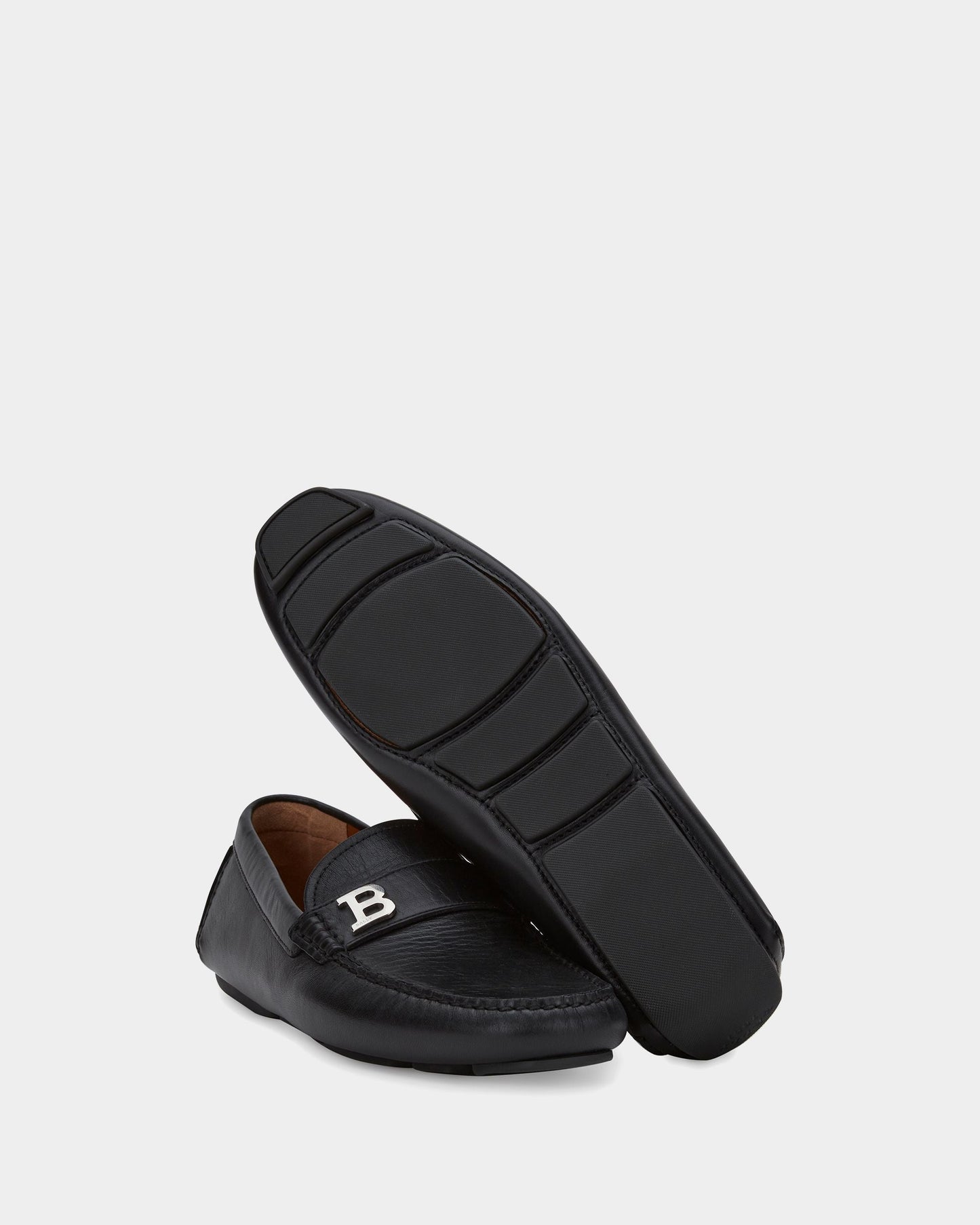 Driver in Black Leather