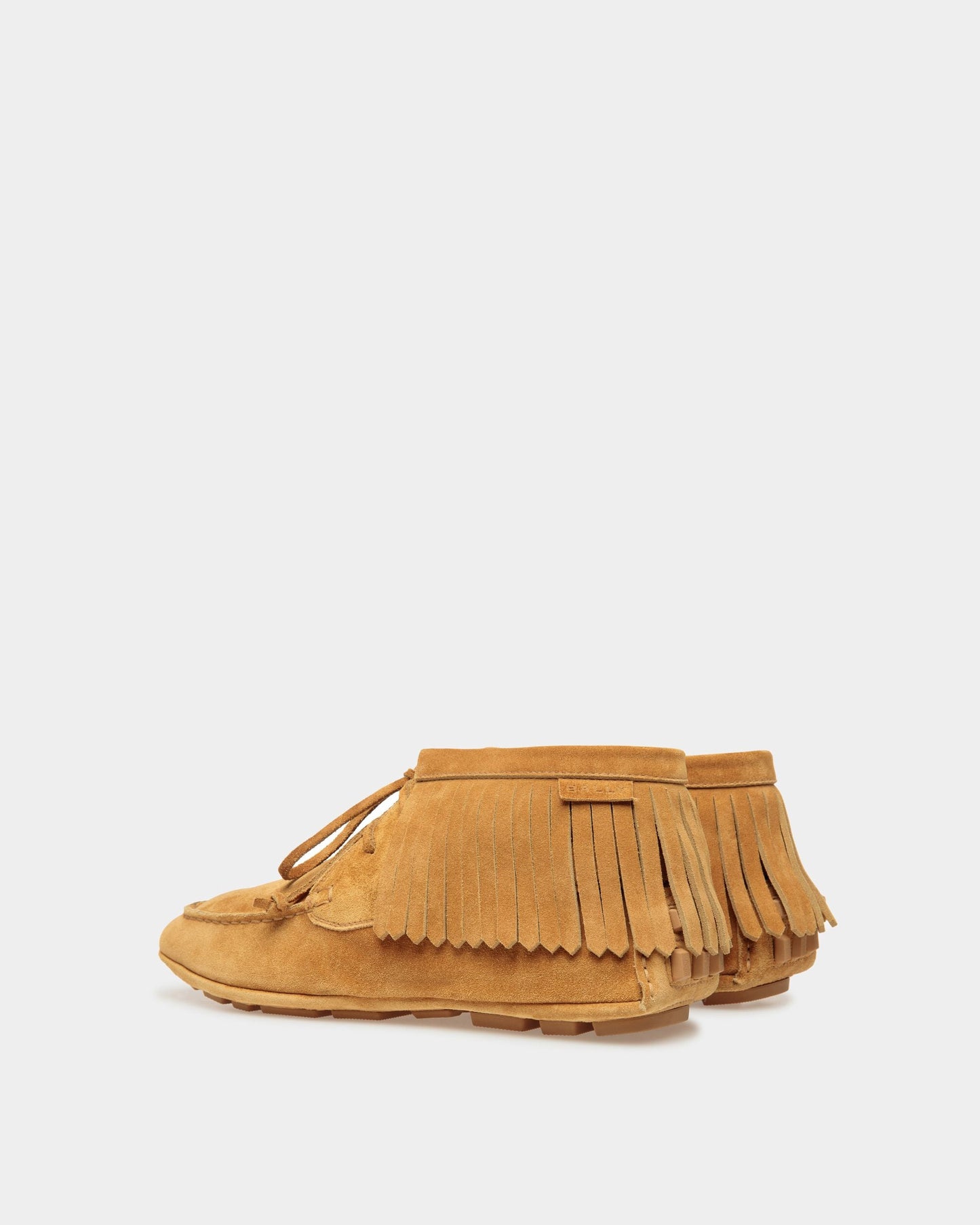 Kaory | Men's Drivers | Desert Leather | Bally | Still Life 3/4 Back
