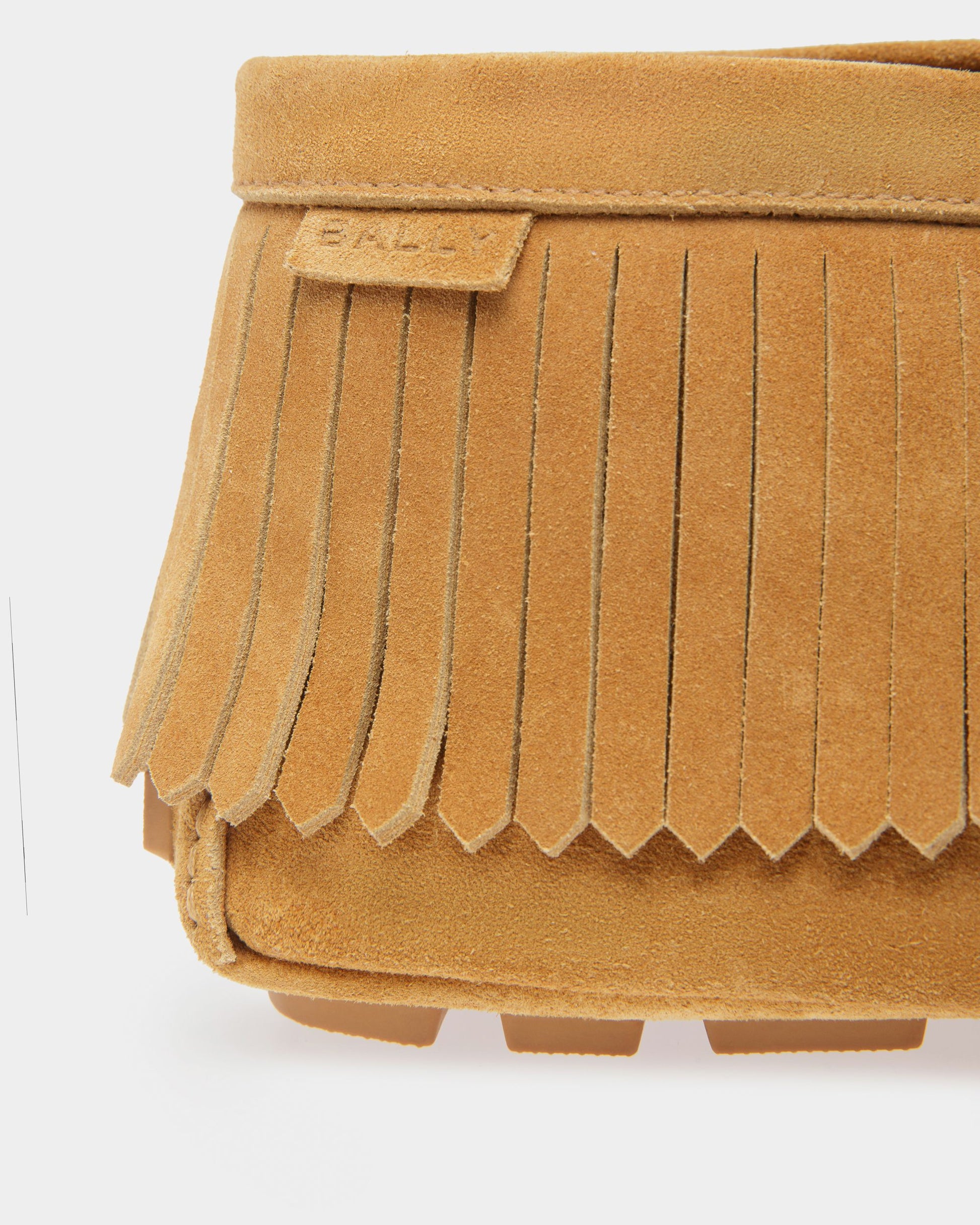 Kaory | Men's Drivers | Desert Leather | Bally | Still Life Detail