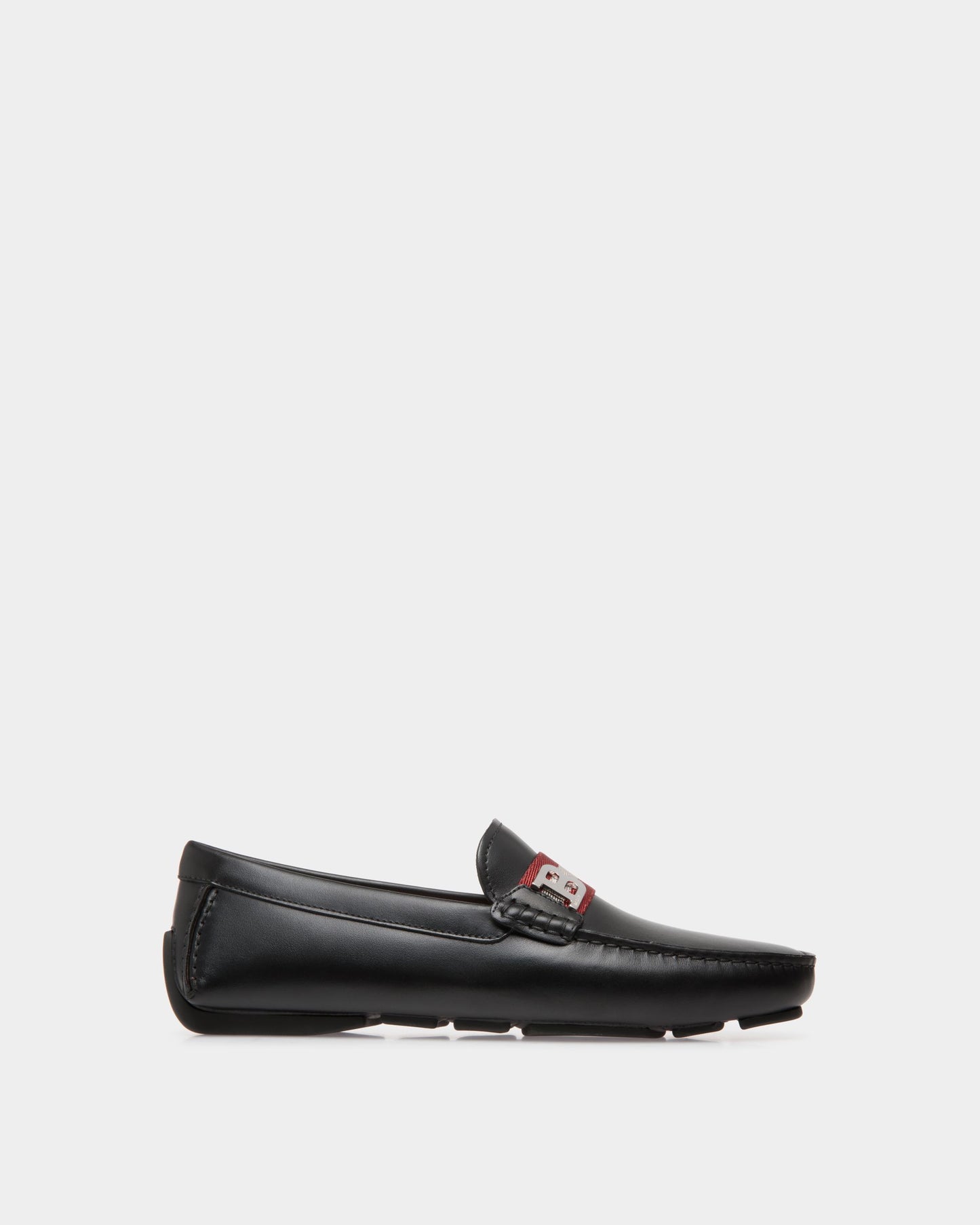 Driver in Black Leather