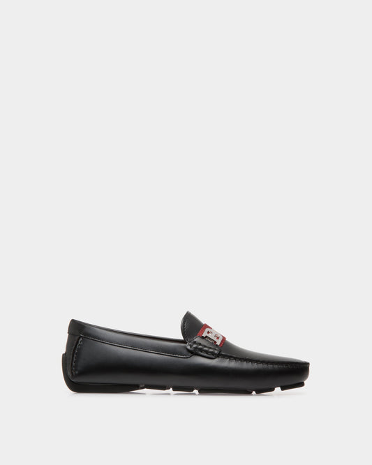 Driver in Black Leather