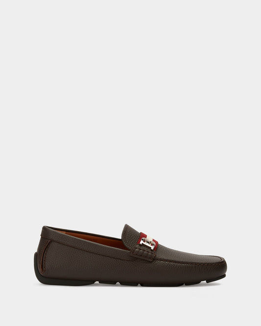 Driver in Brown Grained Leather