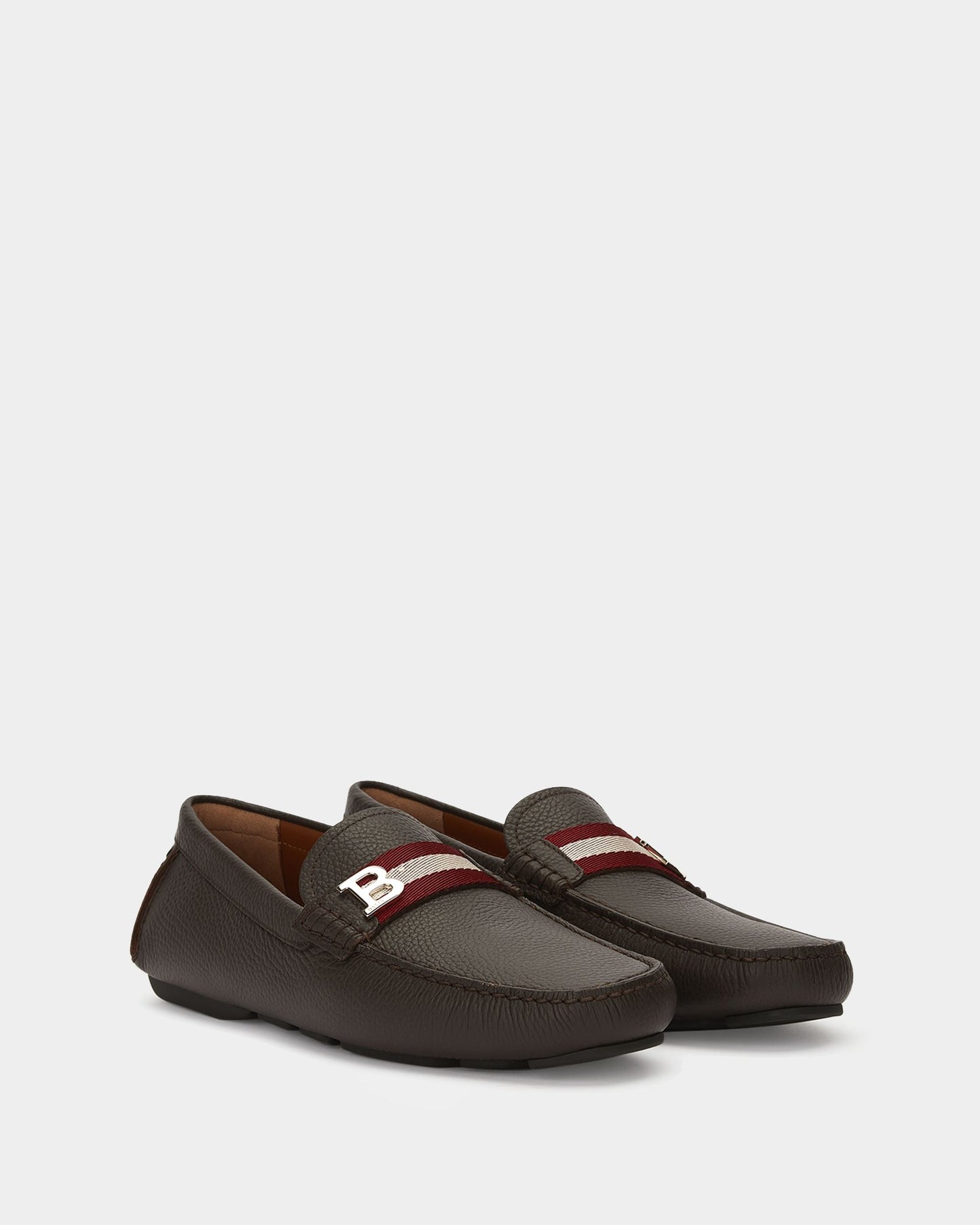 Driver in Brown Grained Leather