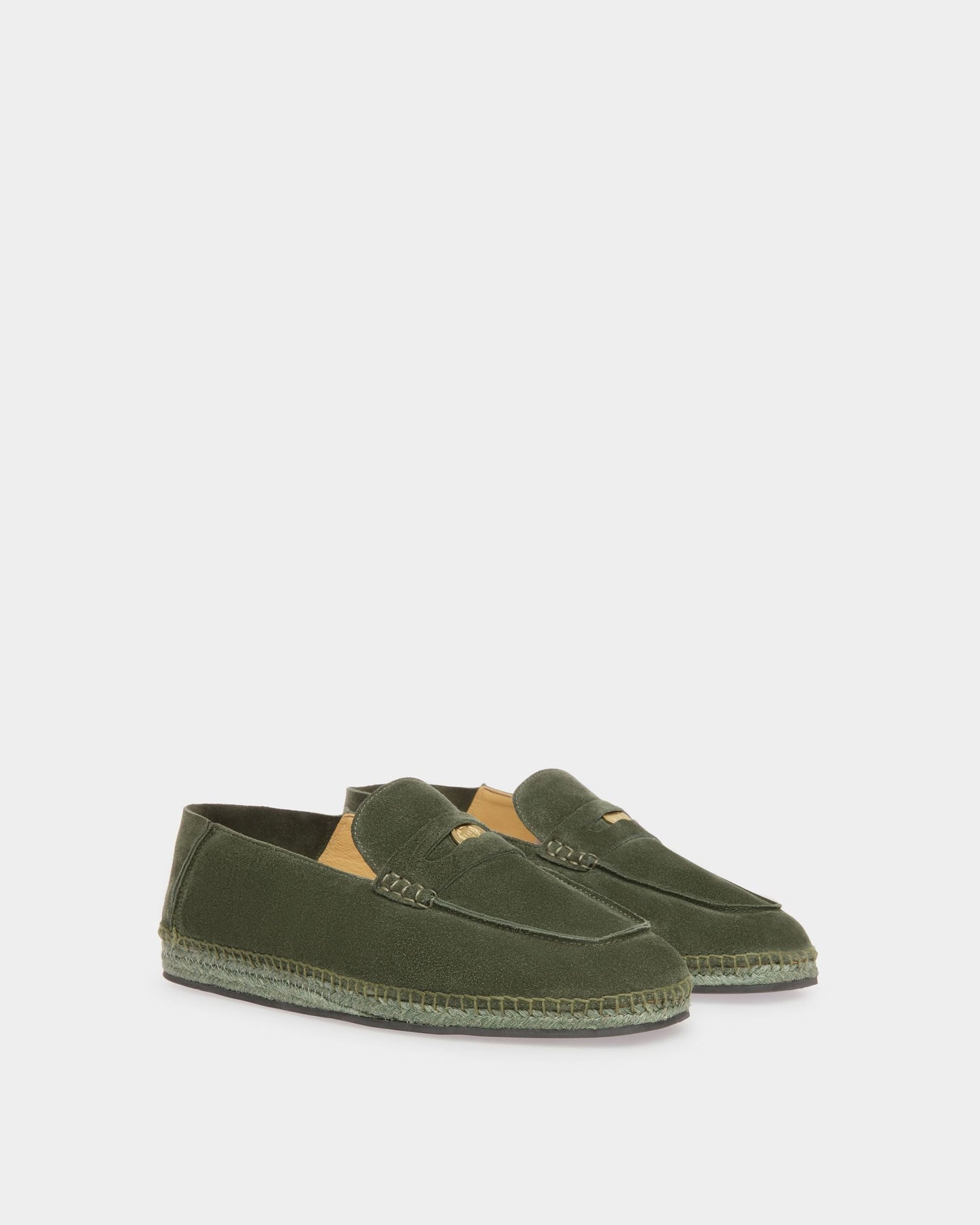 Kolby | Men's Espadrilles | Squad Leather | Bally | Still Life 3/4 Front