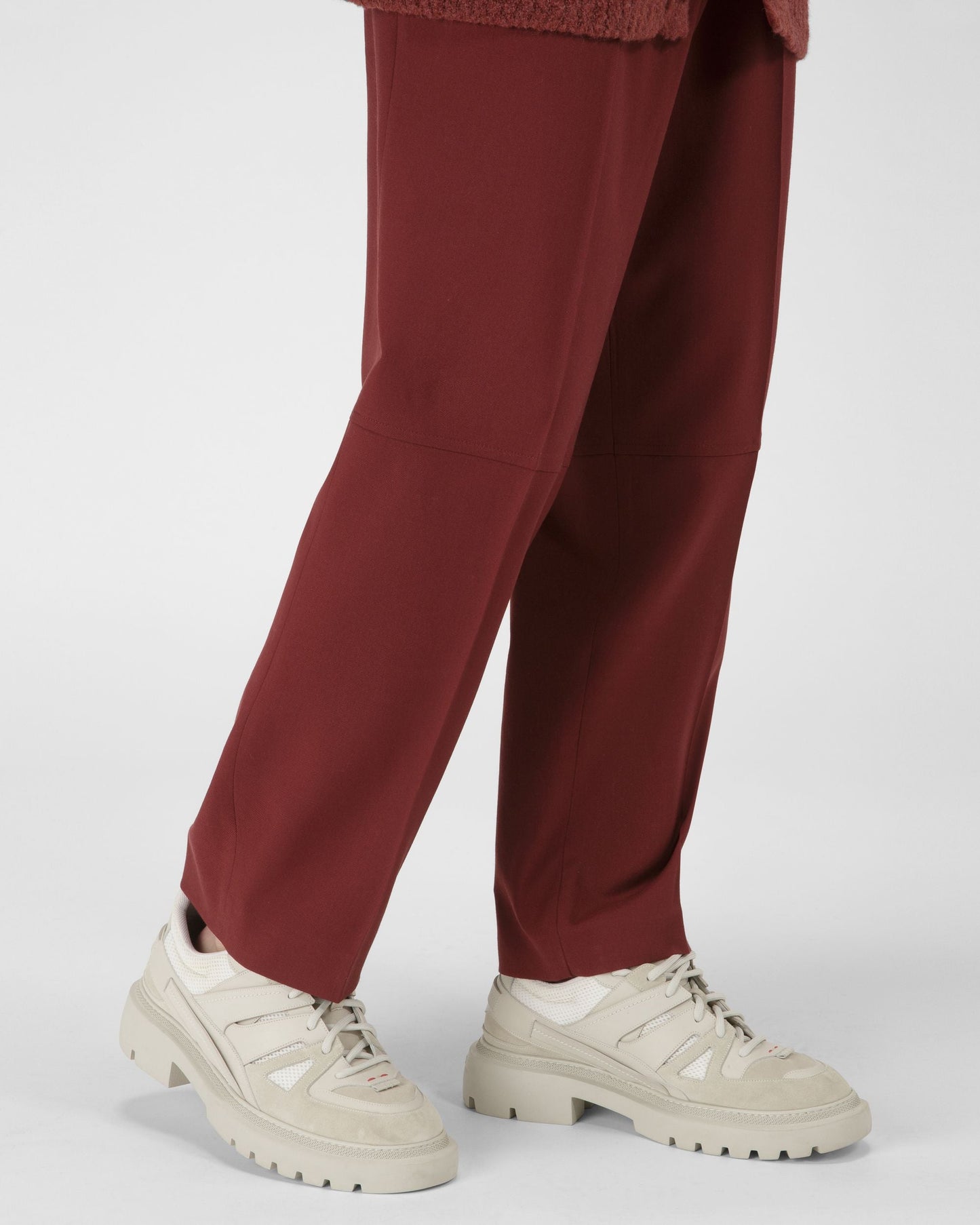Vailont Leather Derbies In Dusty White