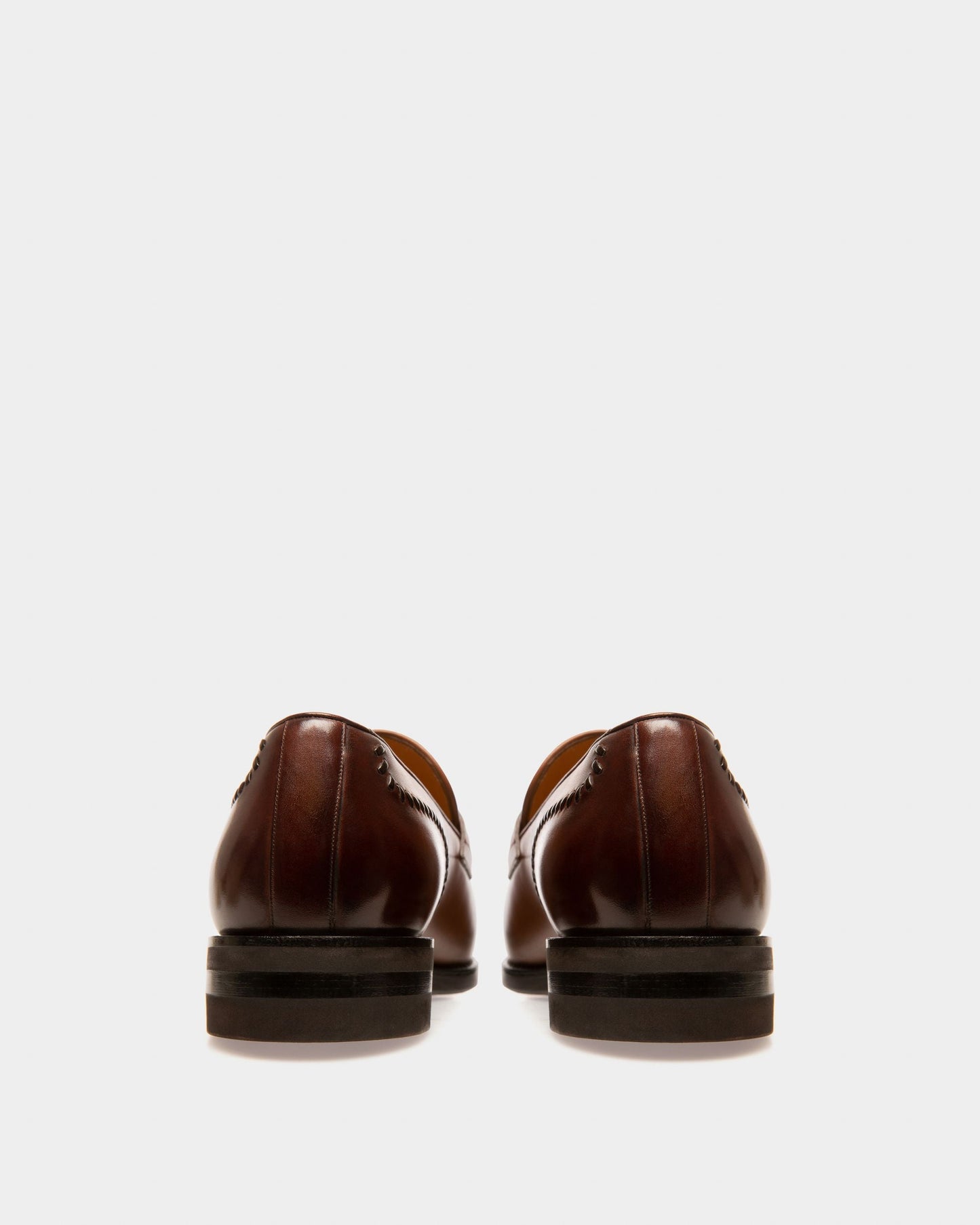 Scober Leather Loafers In Brown
