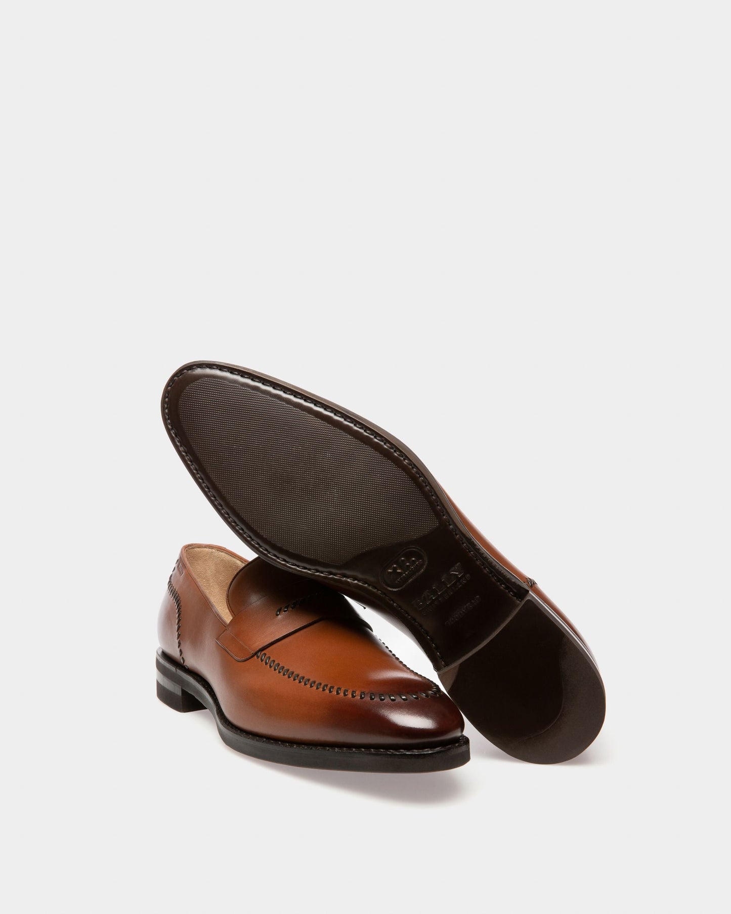 Scober Leather Loafers In Brown