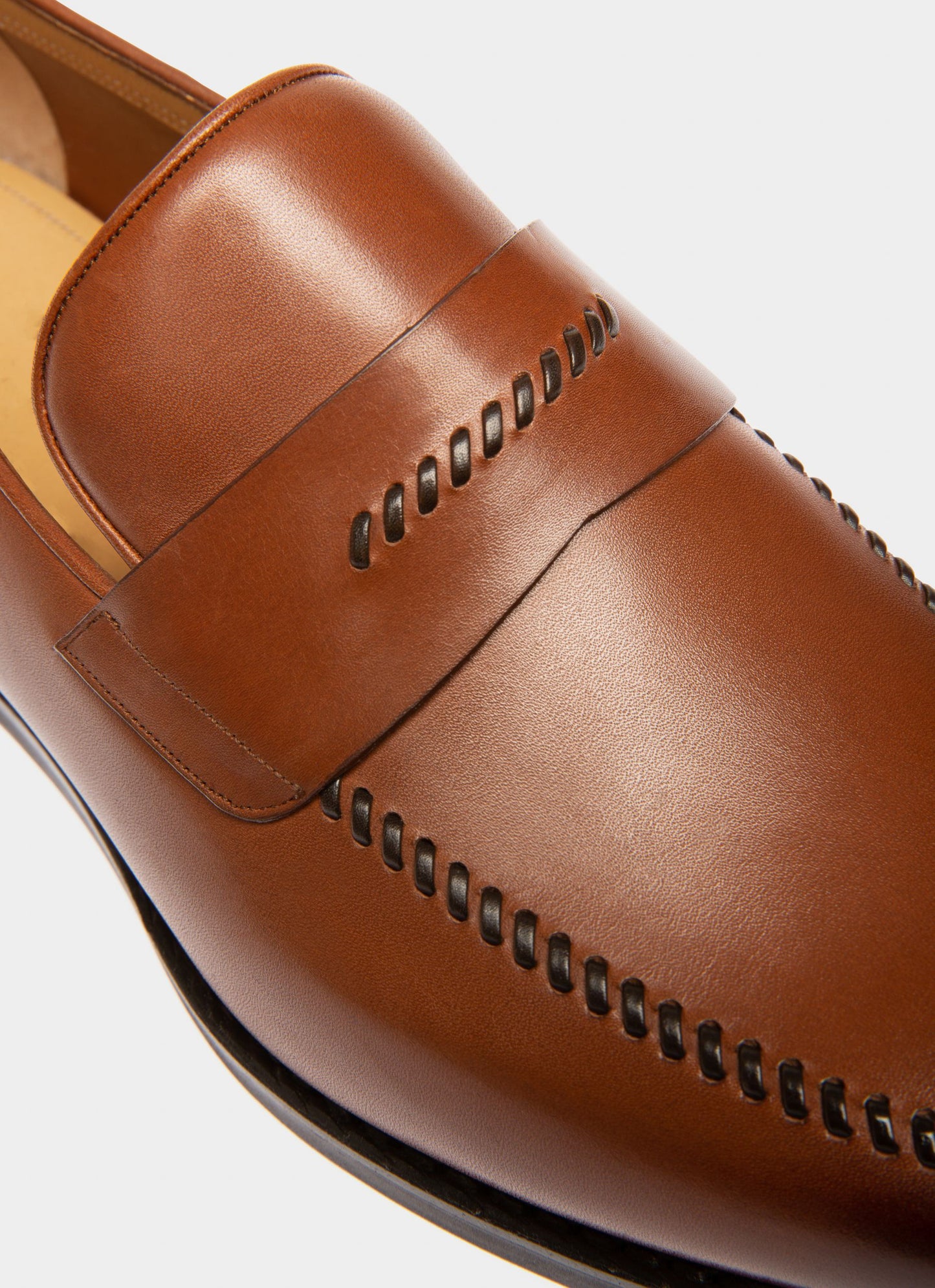 Scober Leather Loafers In Brown