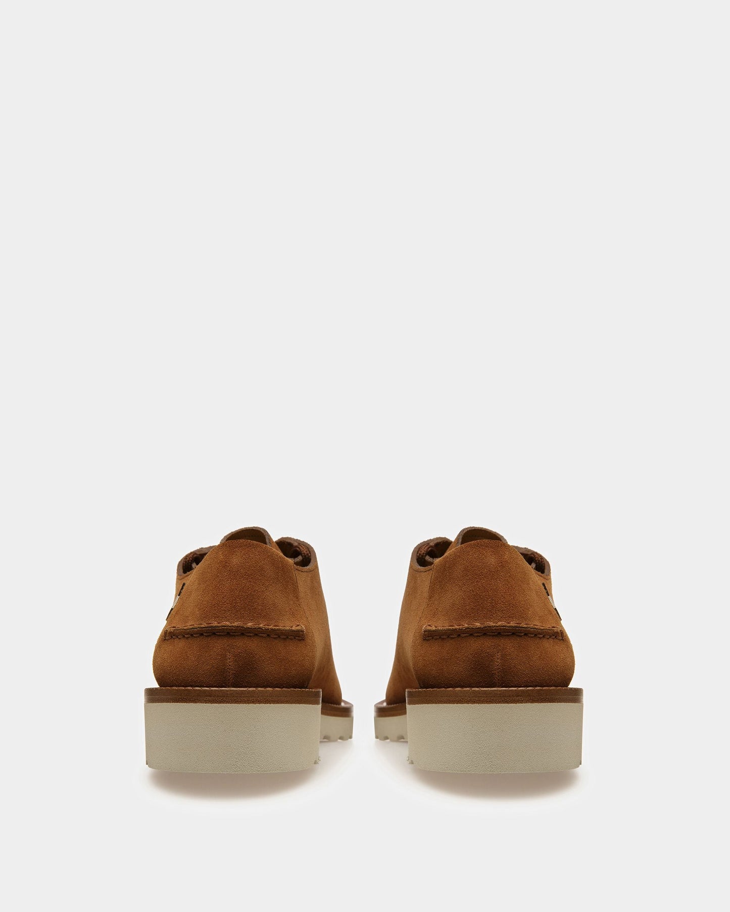 Norest Leather Derby Shoes In Brown
