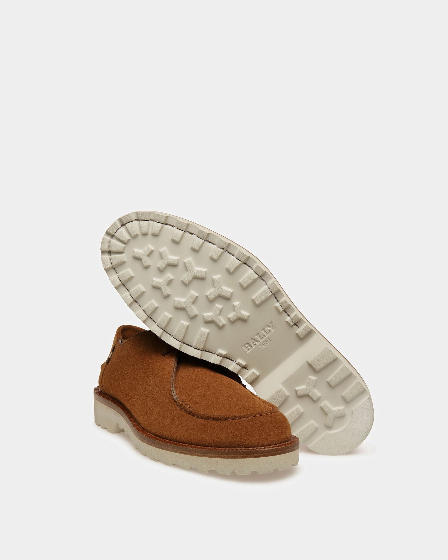 Norest Leather Derby Shoes In Brown