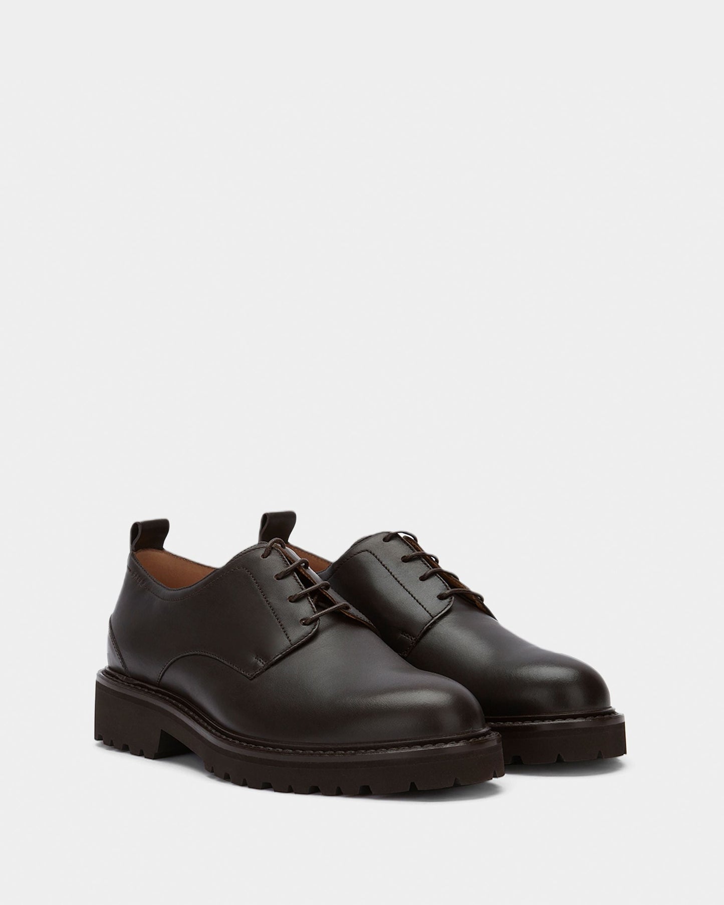 Derby in Brown Leather