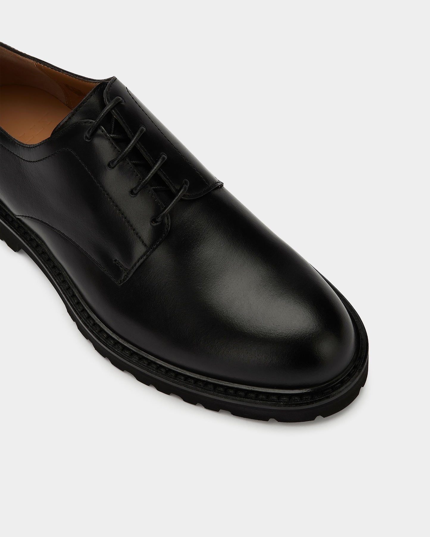 Derby in Black Leather
