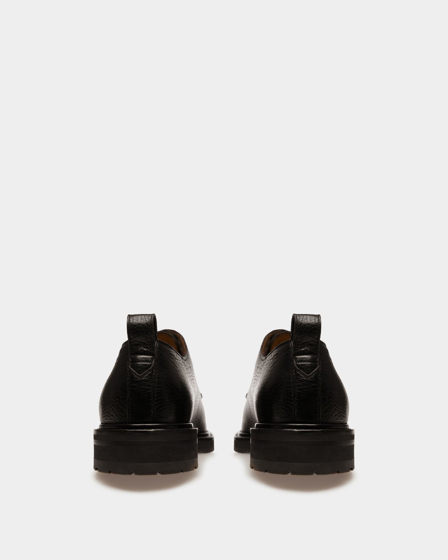 Milivar Leather Derbies In Black