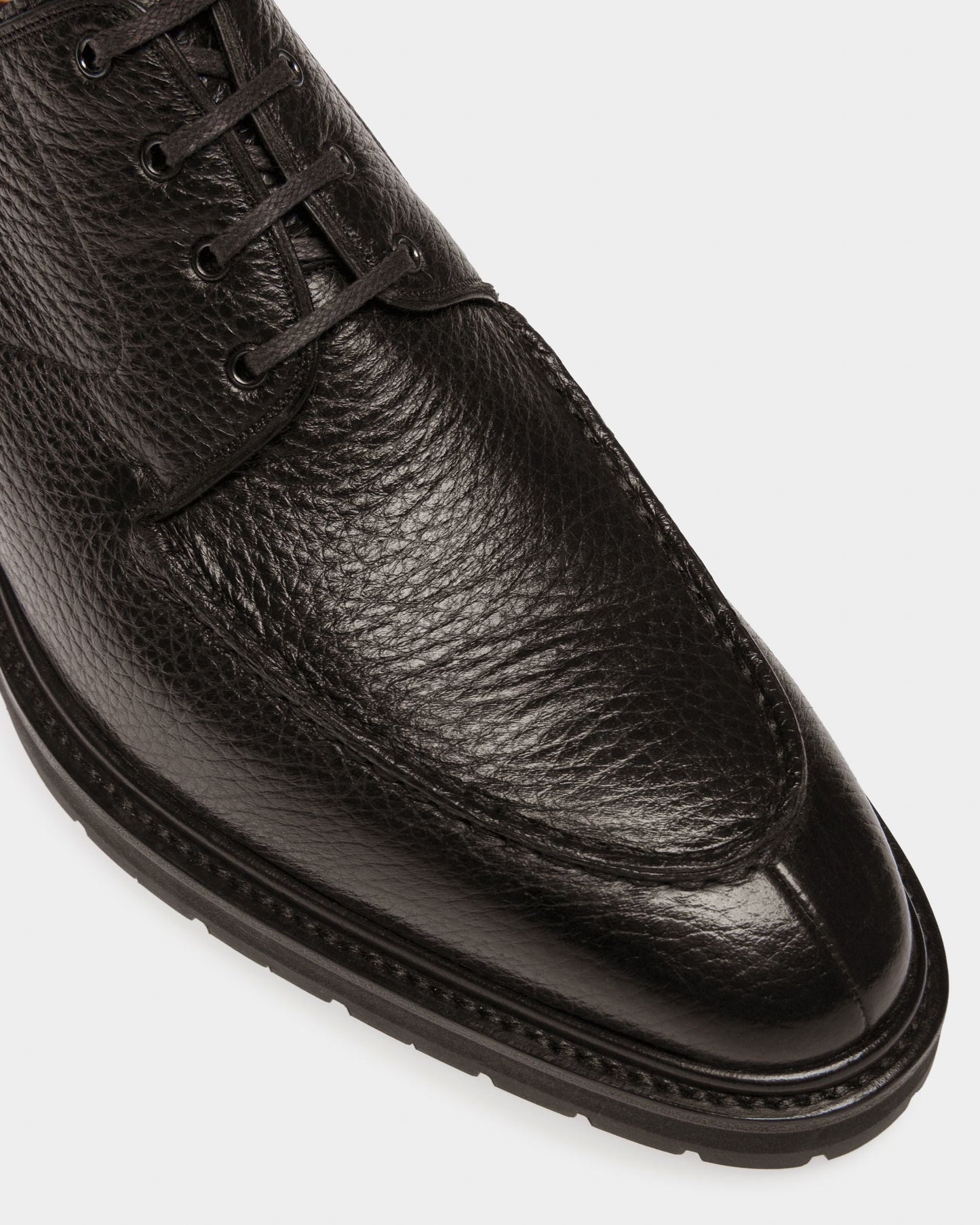 Milivar Leather Derbies In Black