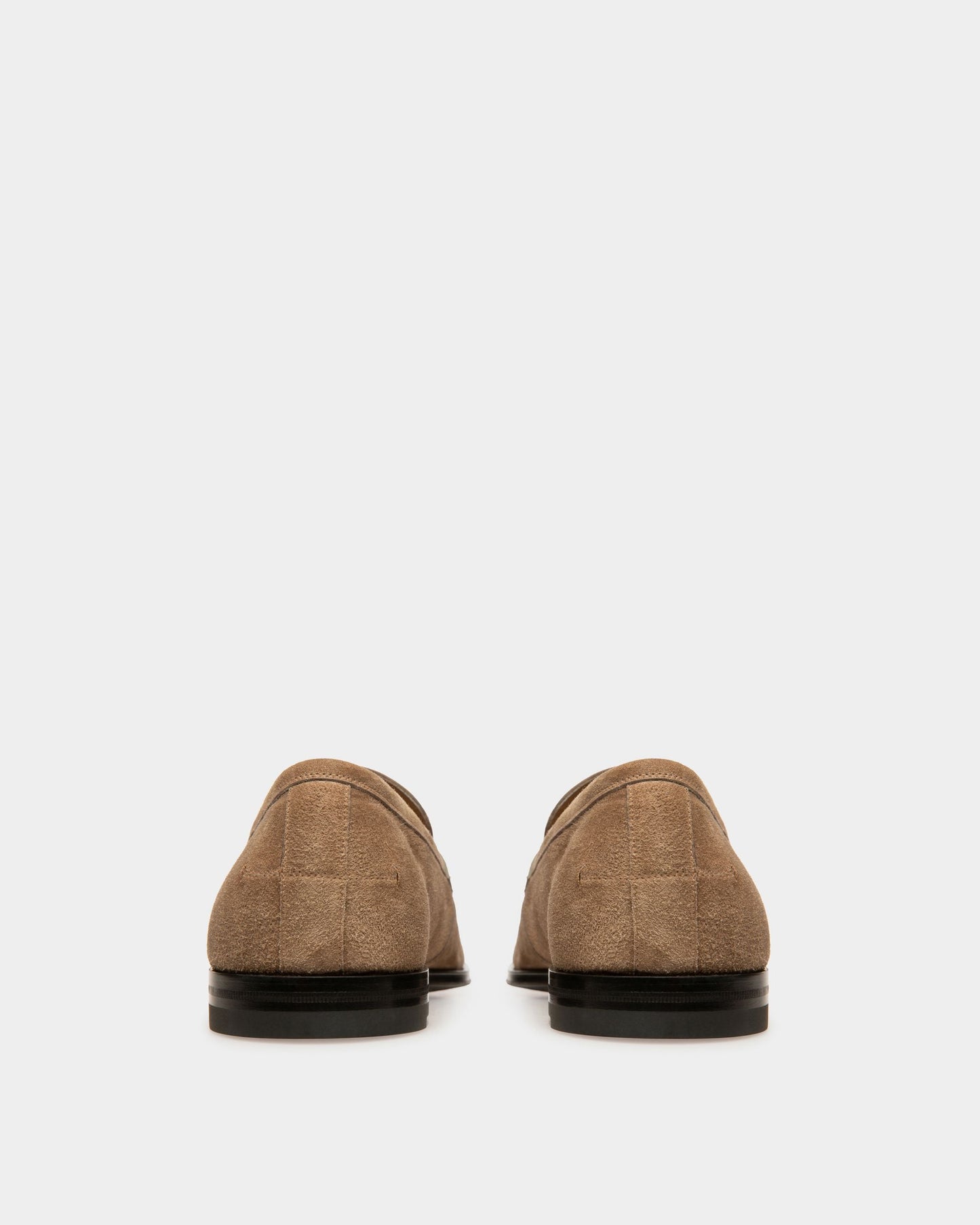 Webb Leather Loafers In Taupe