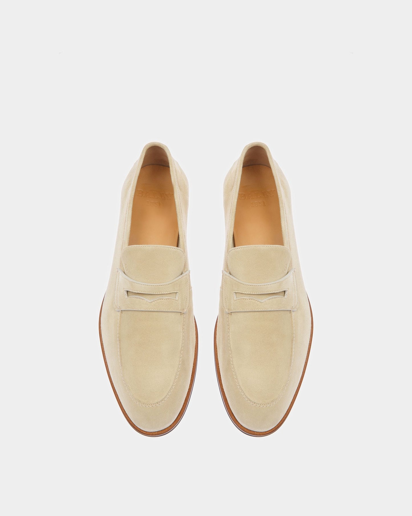 Webb Leather Loafers In Fossil