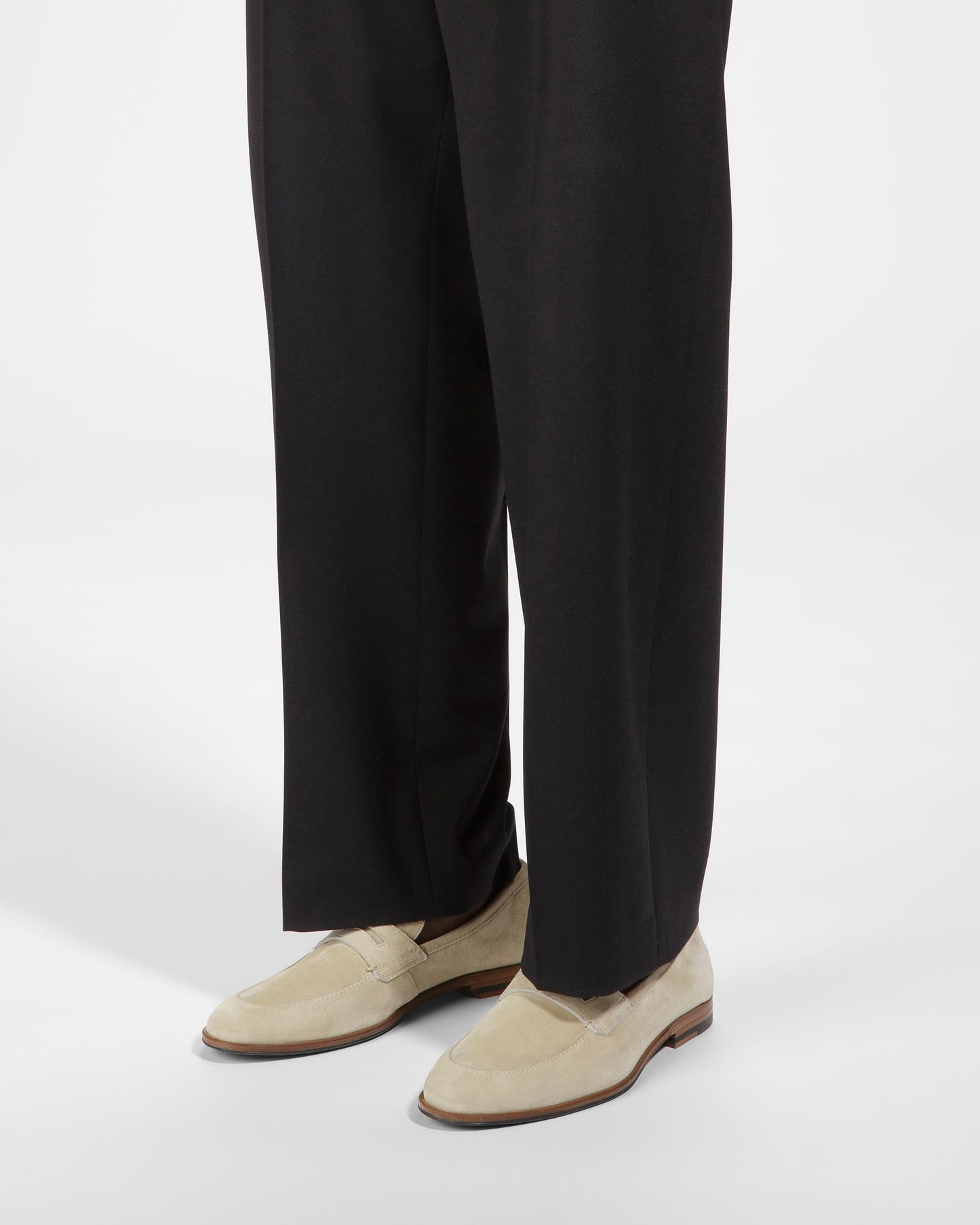 Webb Leather Loafers In Fossil