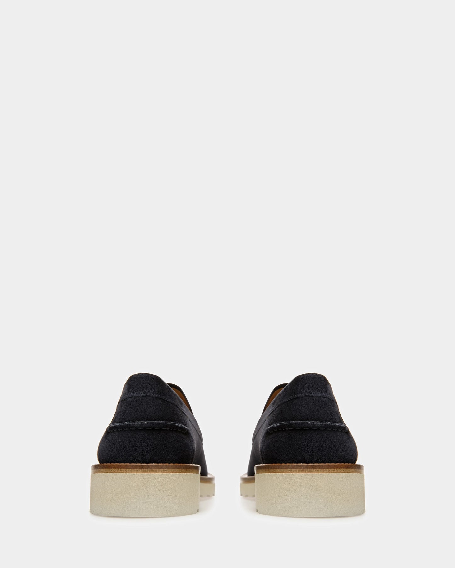 Novald Leather Loafers In Midnight