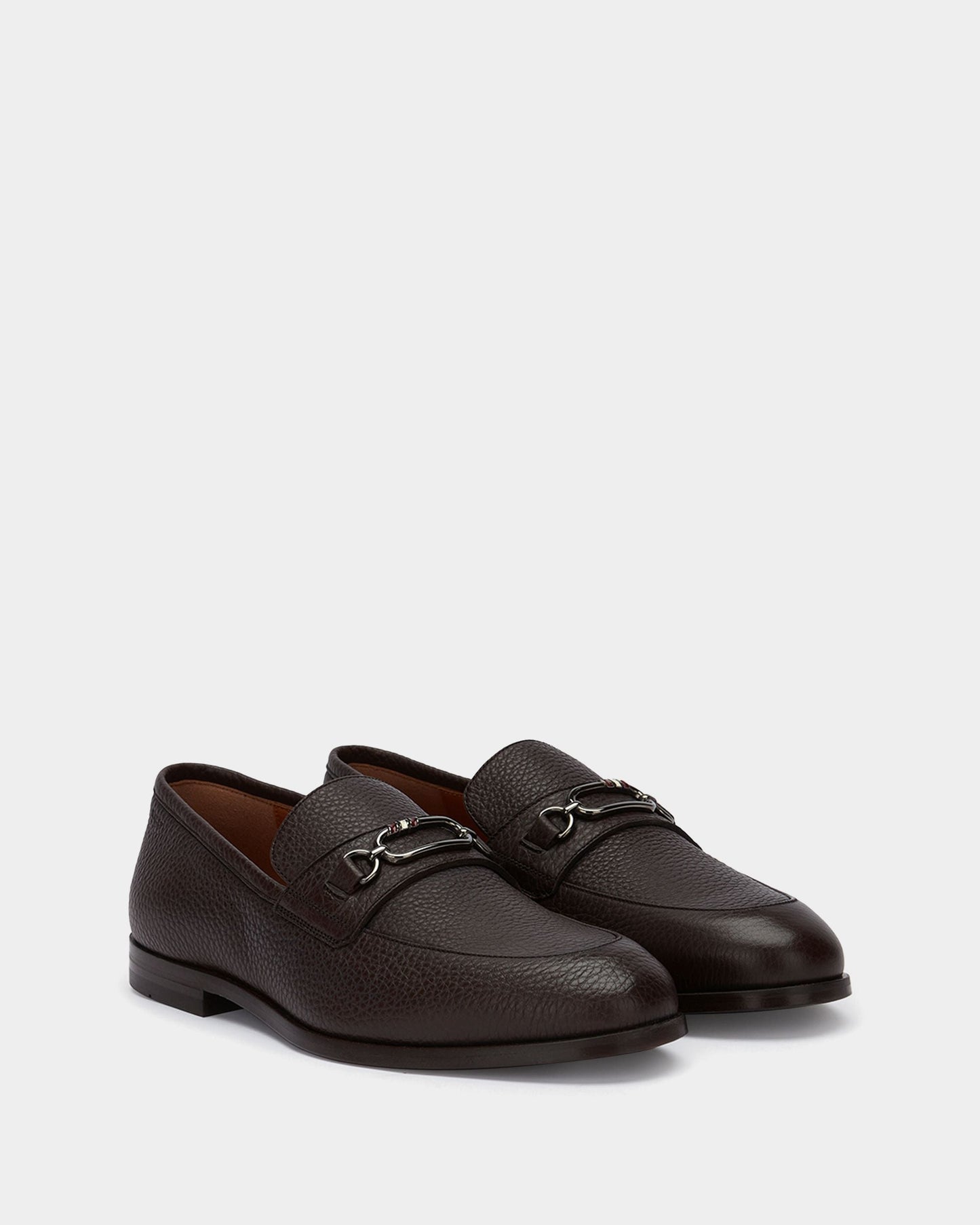 Loafer in Brown Grained Leather