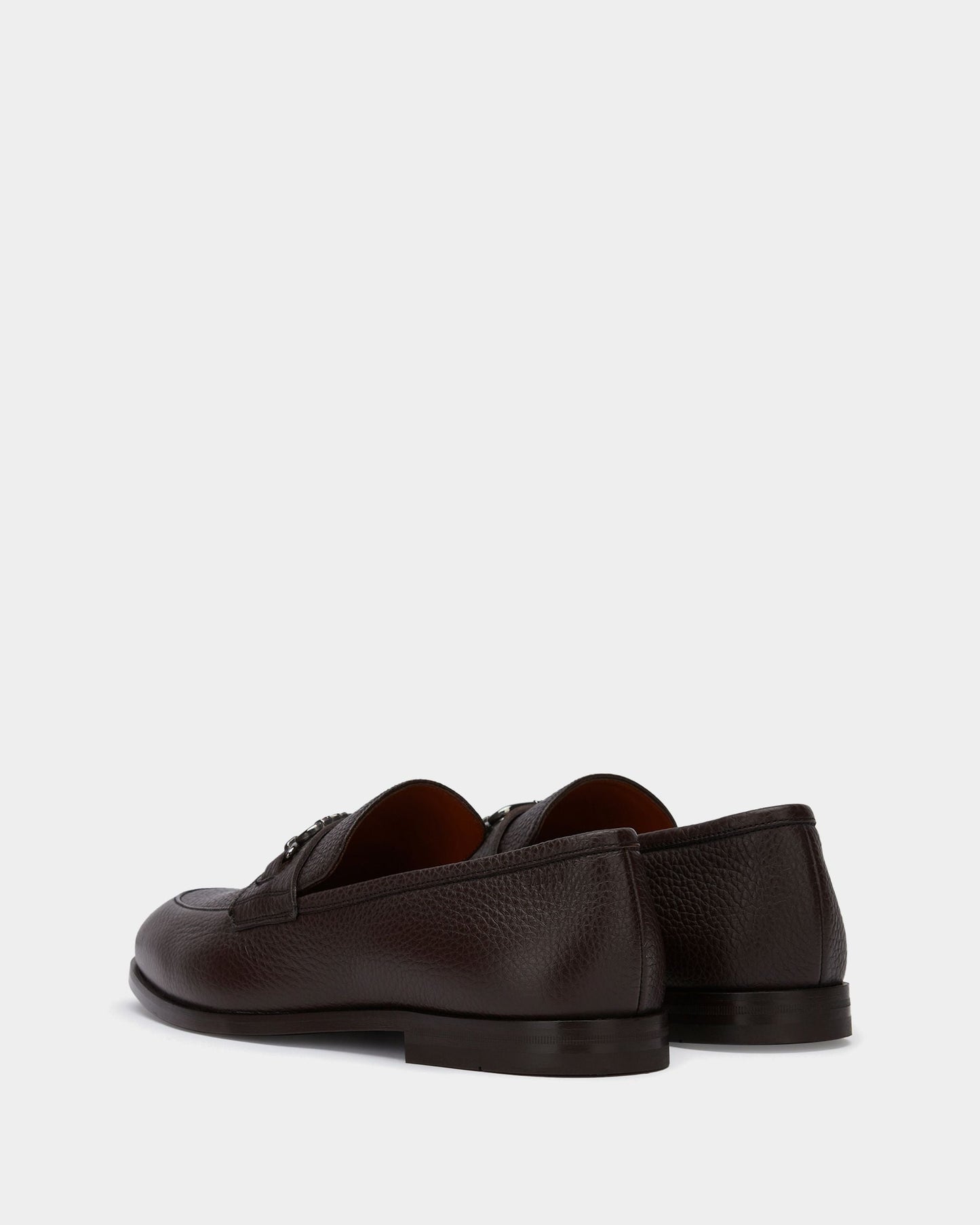 Loafer in Brown Grained Leather