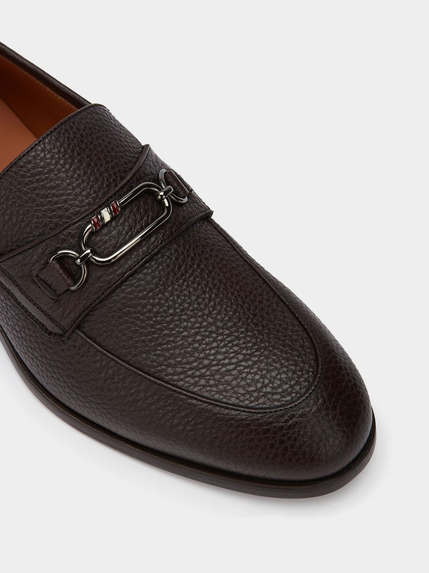 Loafer in Brown Grained Leather