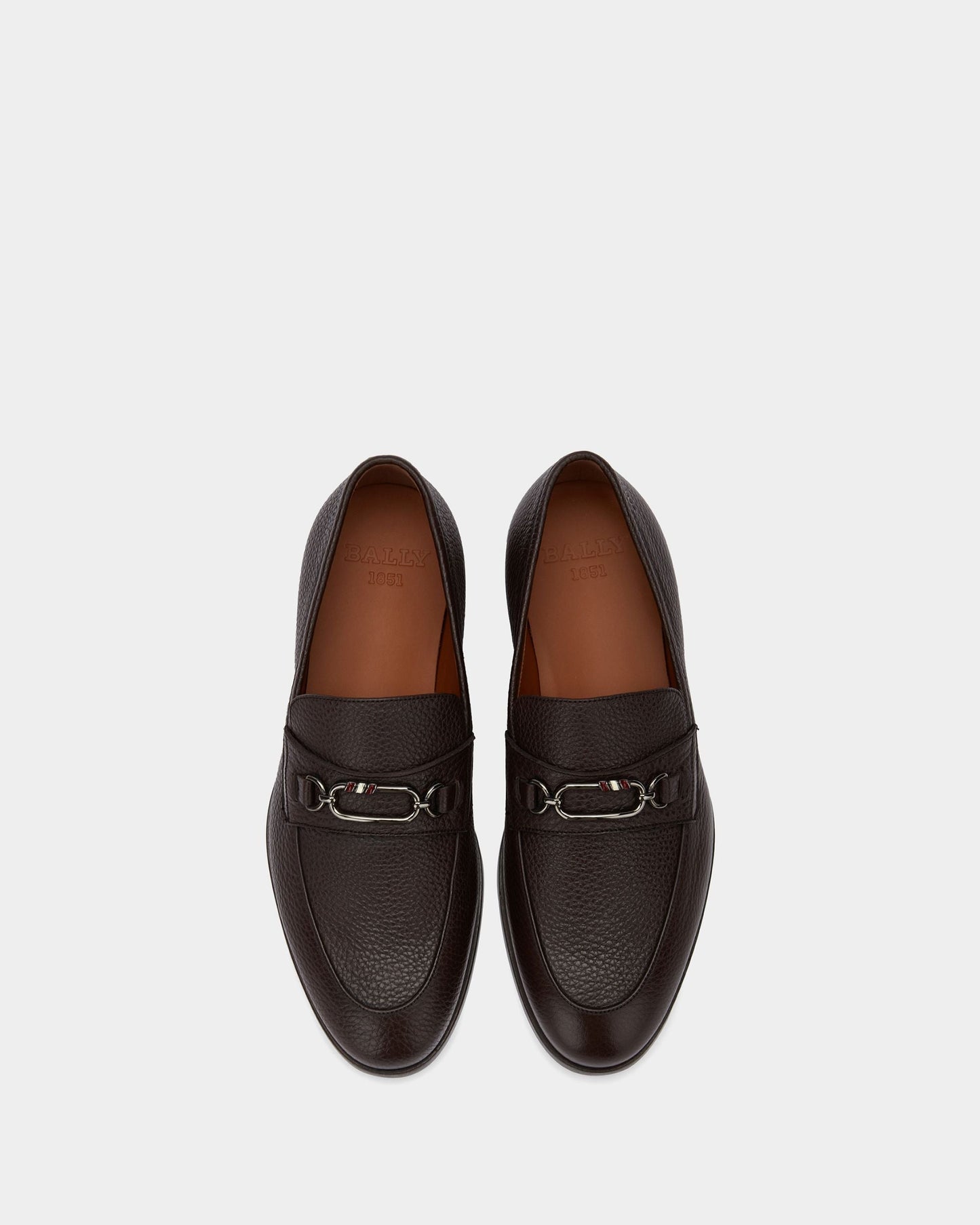Loafer in Brown Grained Leather