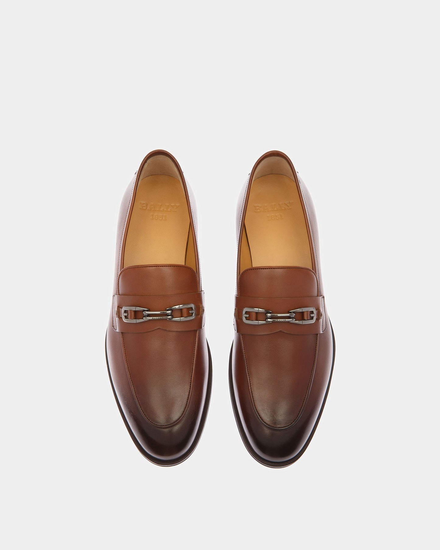 Westro Leather Loafers In Brown