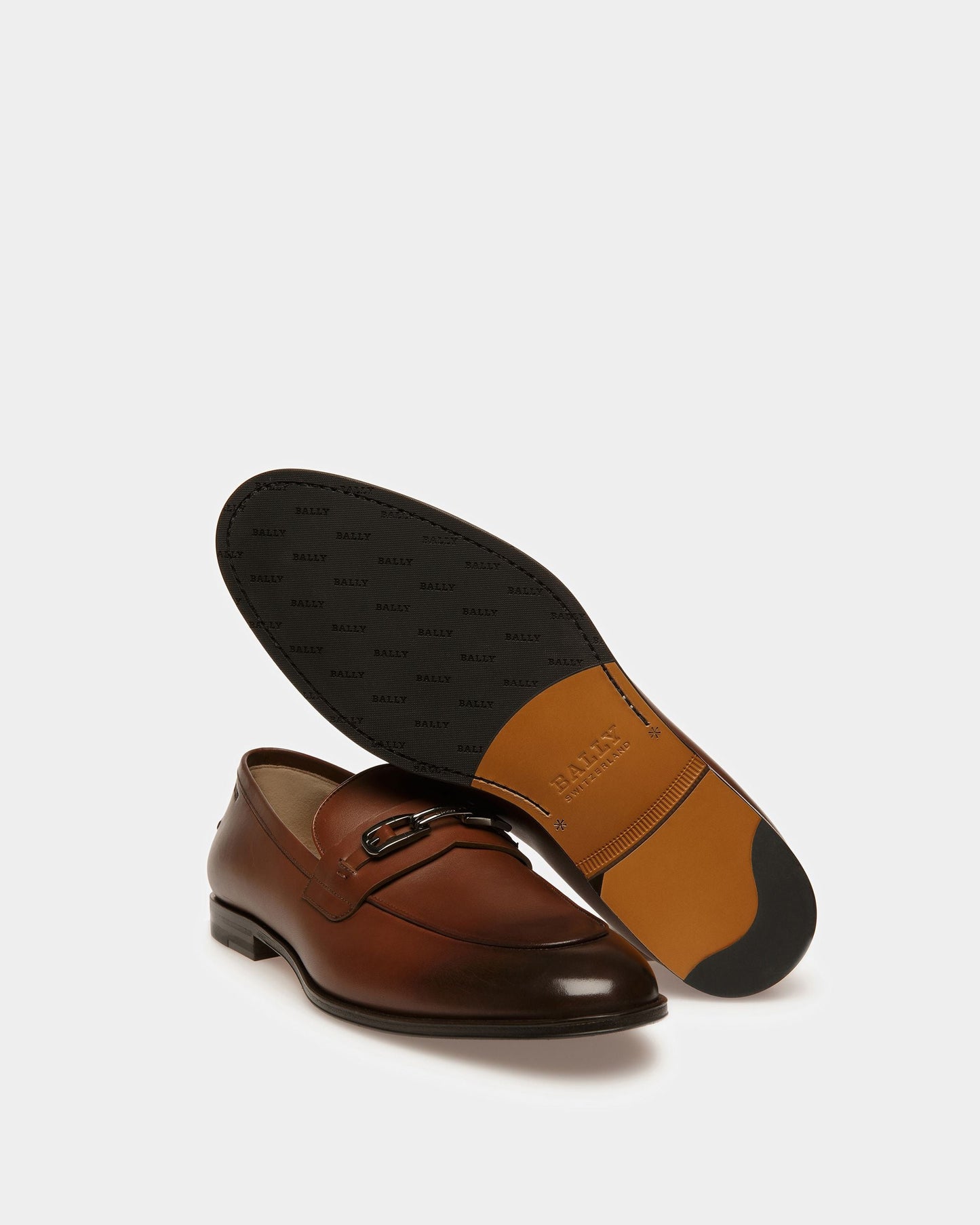 Westro Leather Loafers In Brown