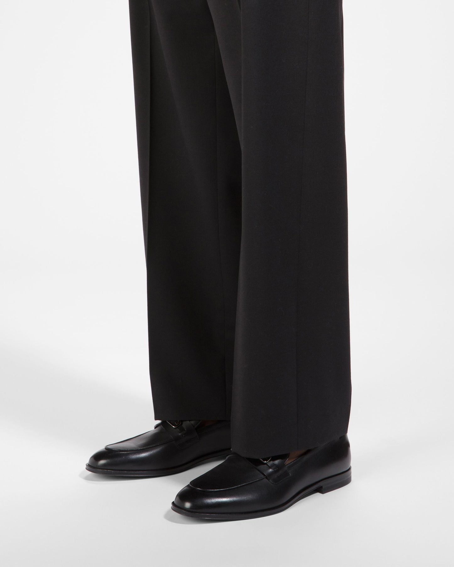 Westro Leather Loafers In Black