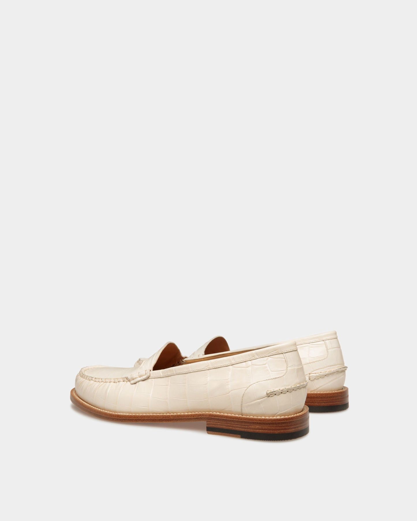 Rome Mocassins In Bone Leather