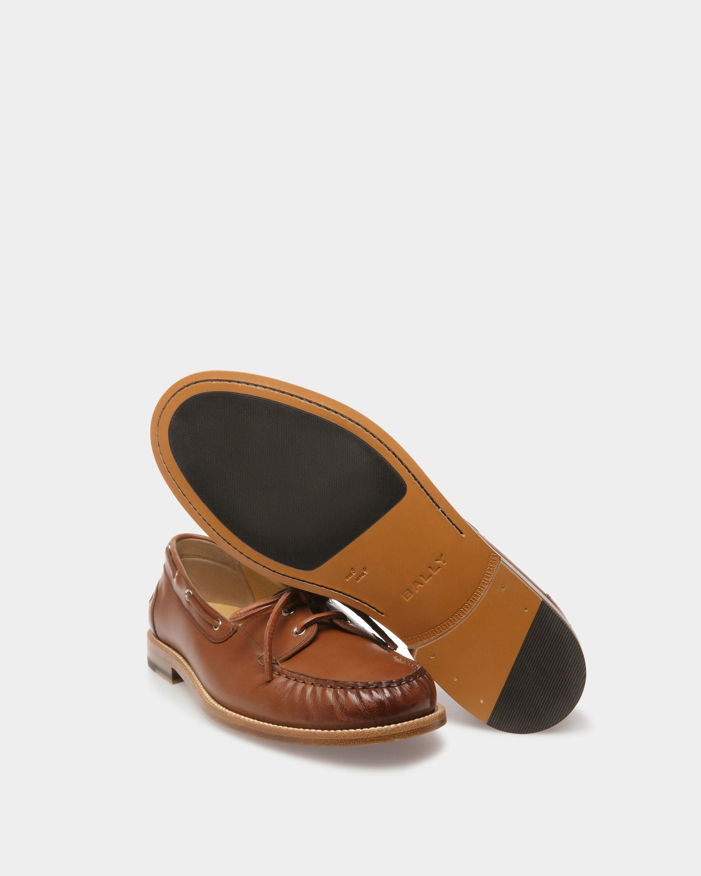 Rimon | Men's Mocassins | Brown Leather | Bally | Still Life Below