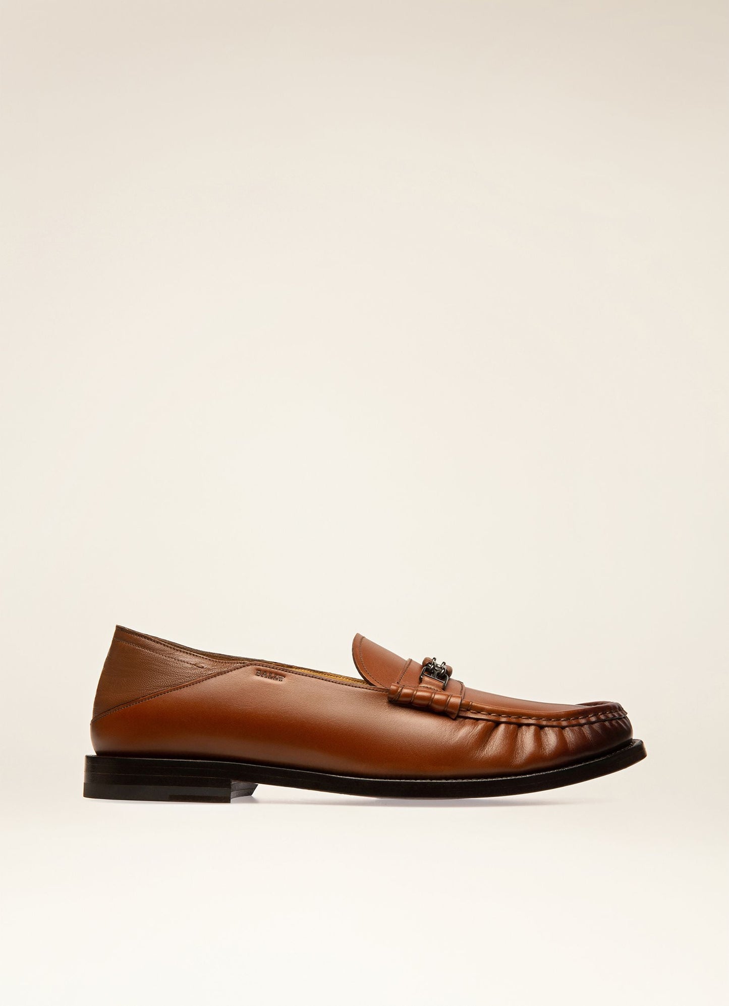 Coriano Leather Moccasins In Brown
