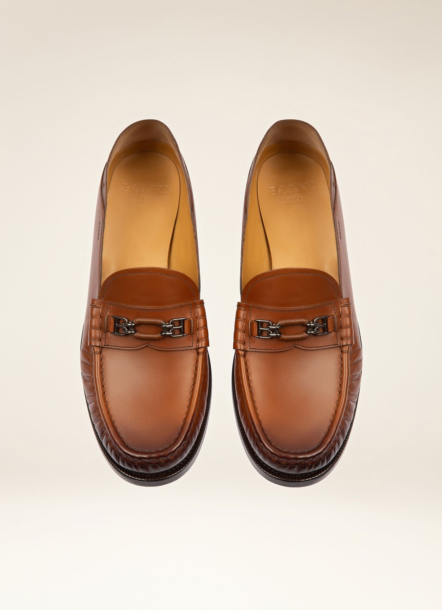 Coriano Leather Moccasins In Brown