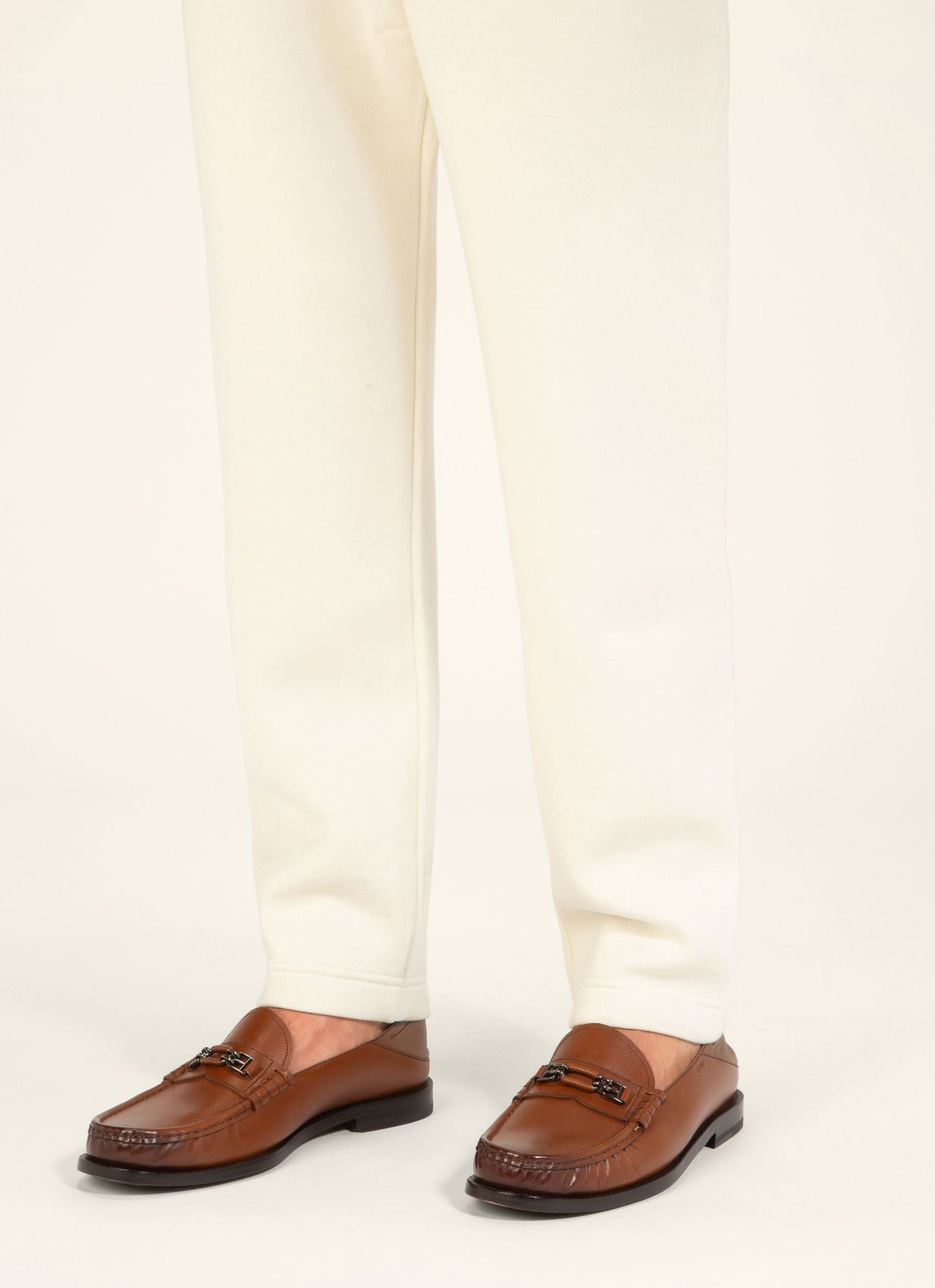 Coriano Leather Moccasins In Brown