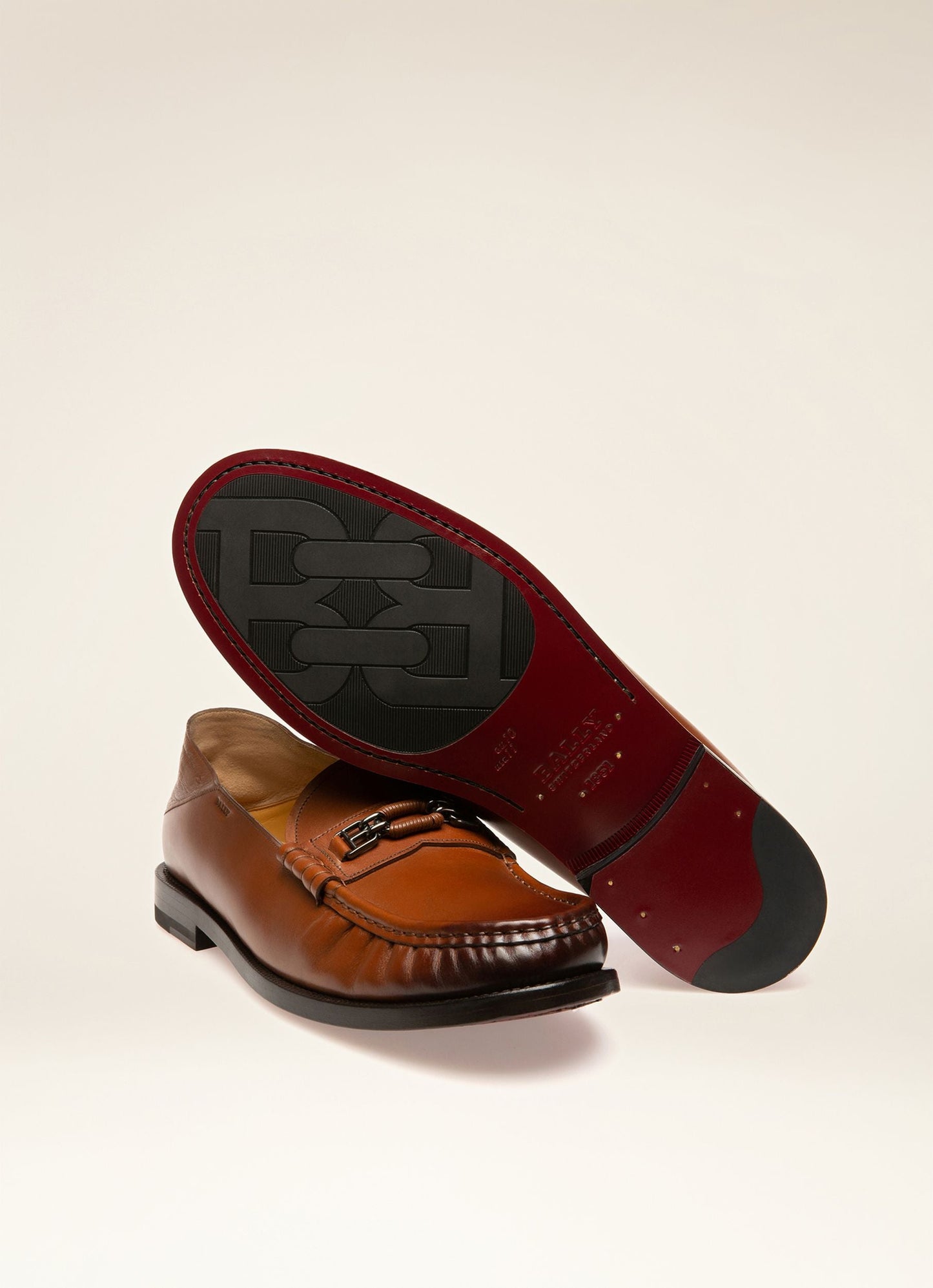 Coriano Leather Moccasins In Brown