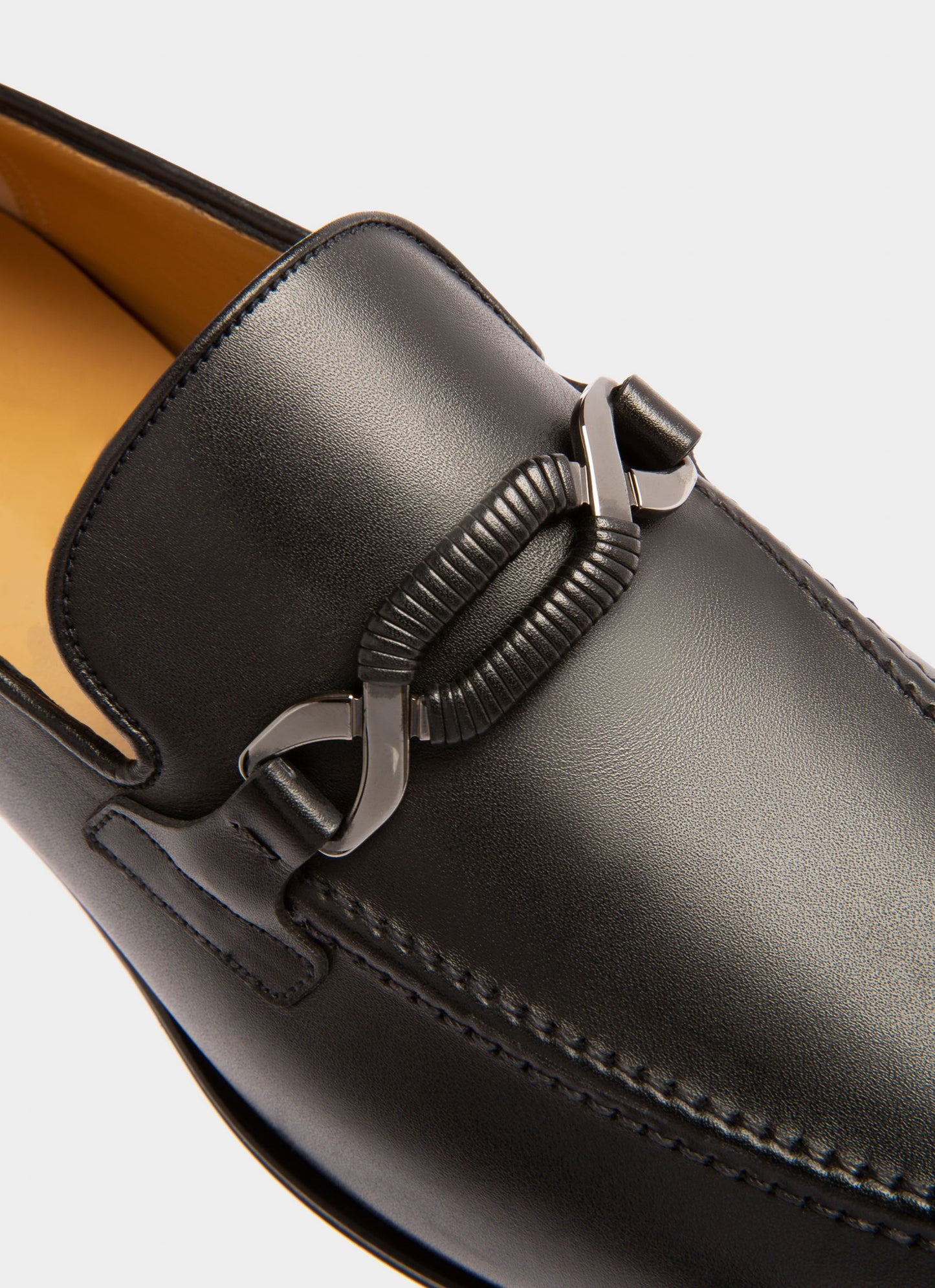 Wernof Leather Loafers In Black
