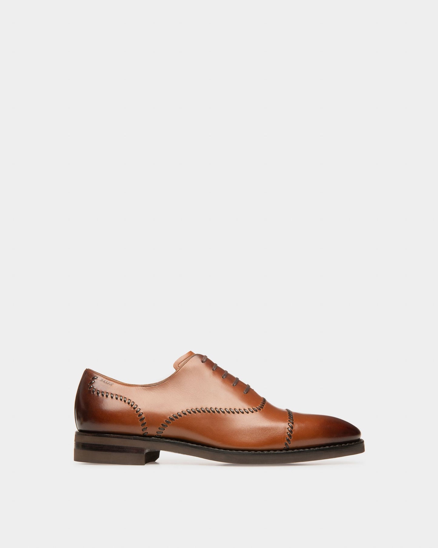 Scleyr Leather Oxfords In Brown