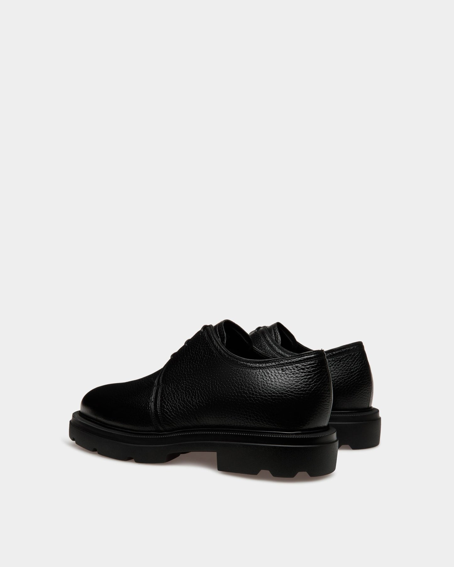 Zurich Derby Shoes In Black Leather