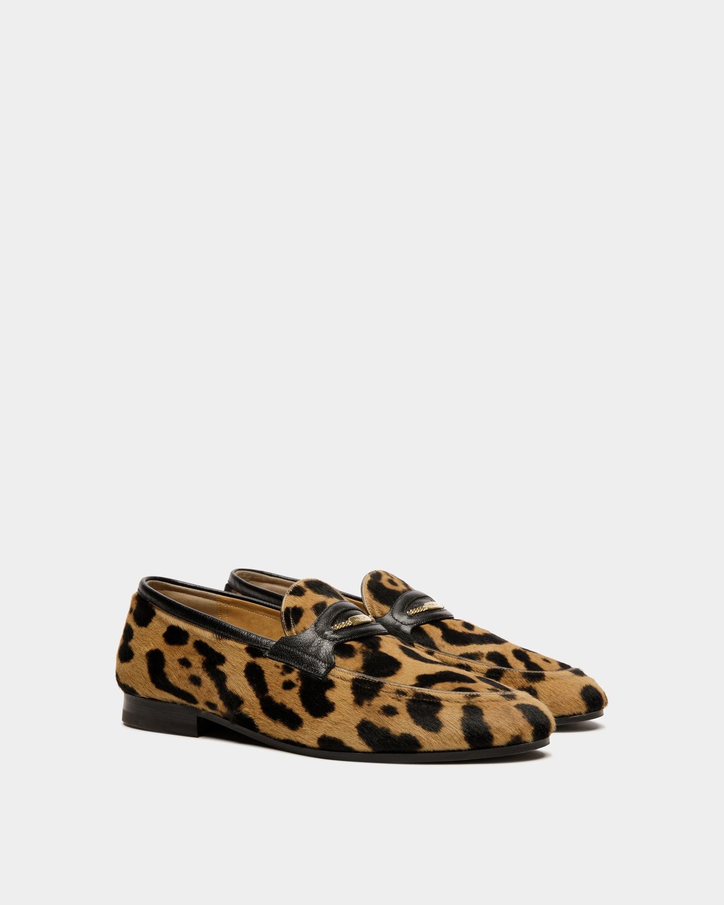 Pesek | Men's Loafers | Brown Leather | Bally | Still Life 3/4 Front