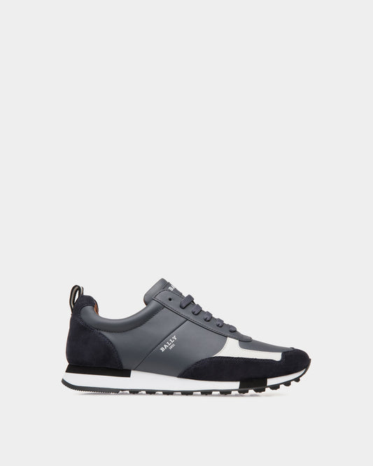 Sneaker In Grey Leather