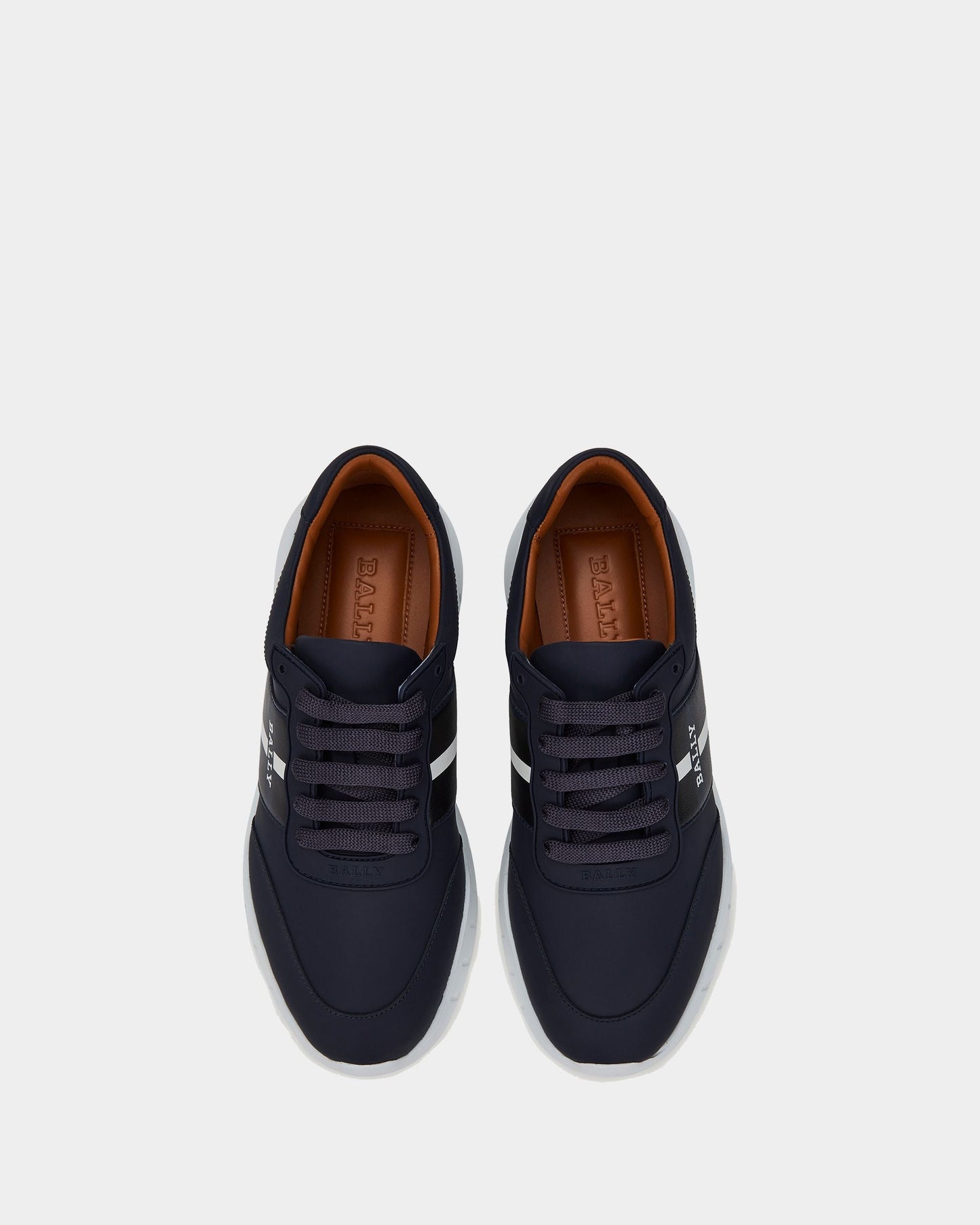 Sneaker in Blue Leather