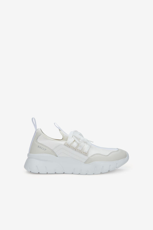 Sneaker in White Leather