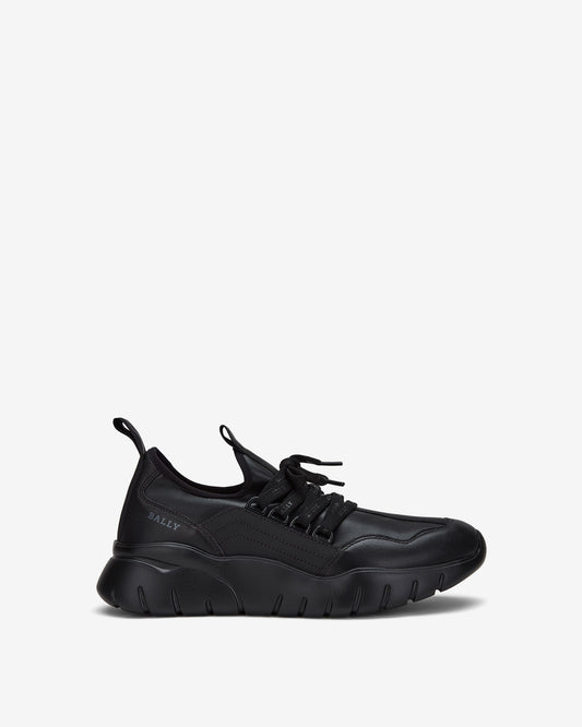 Sneaker in Black Leather