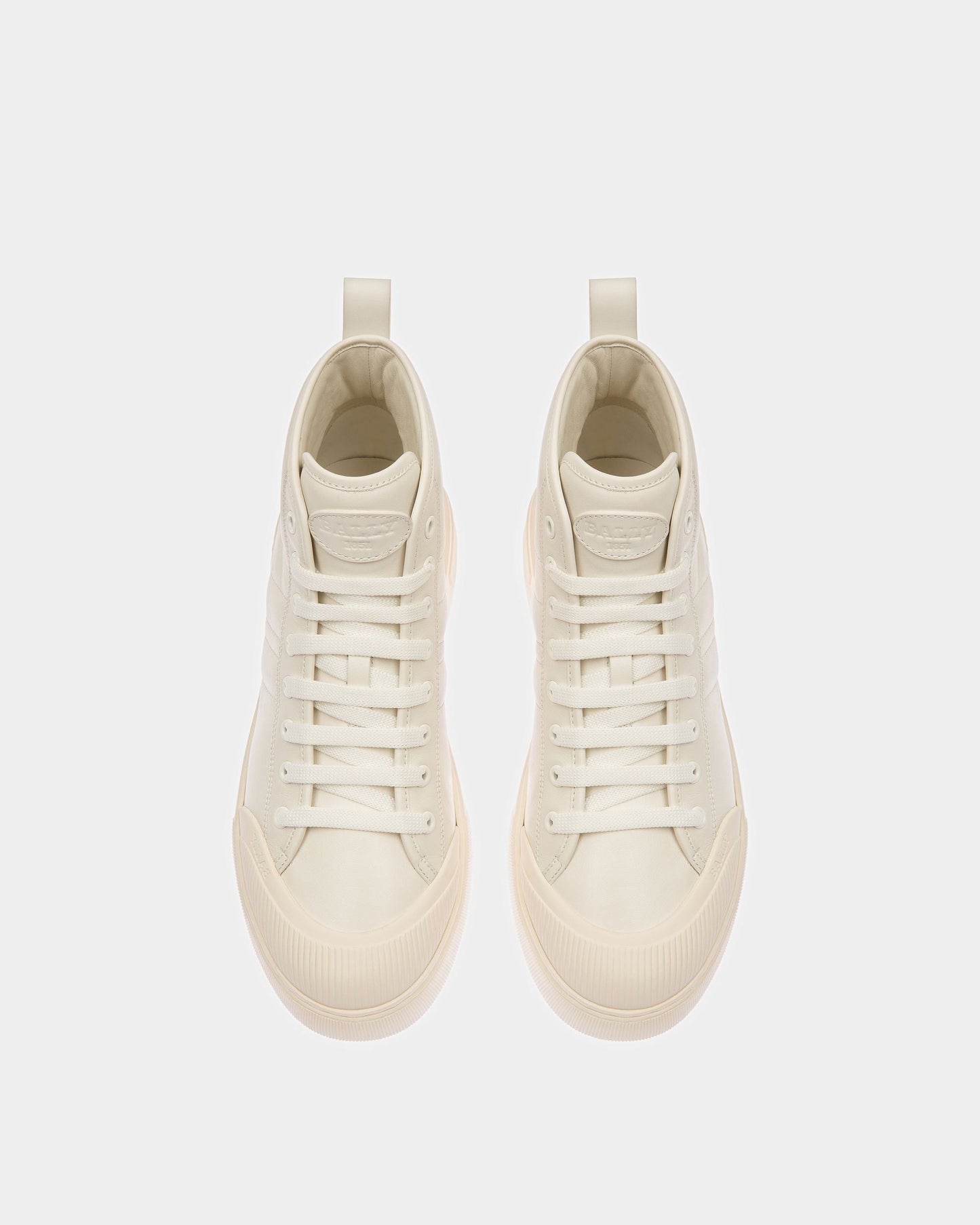 Maren Leather Sneakers In White