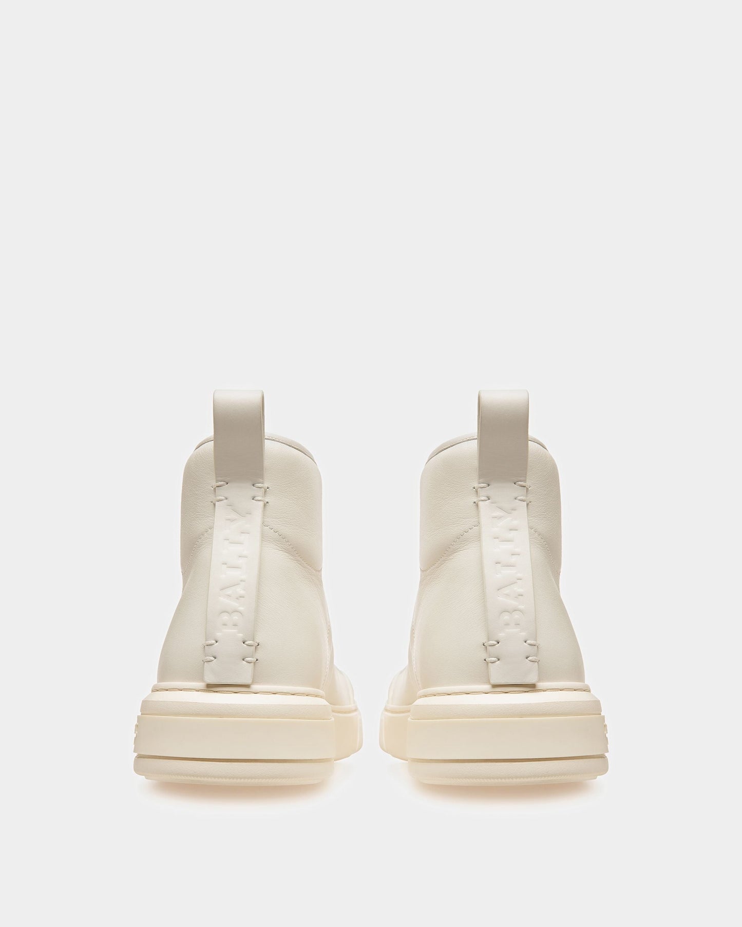 Maren Leather Sneakers In White