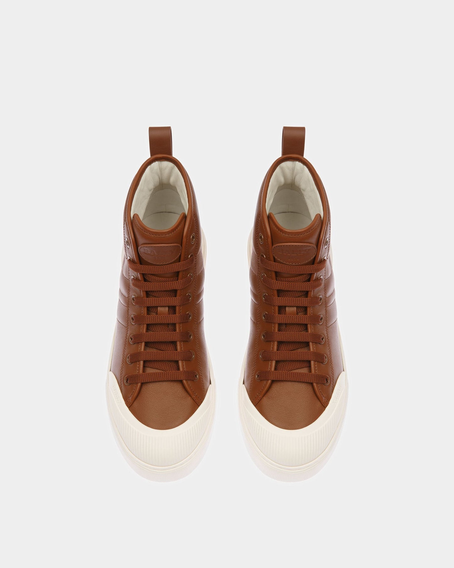 Maren Leather Sneakers In Brown