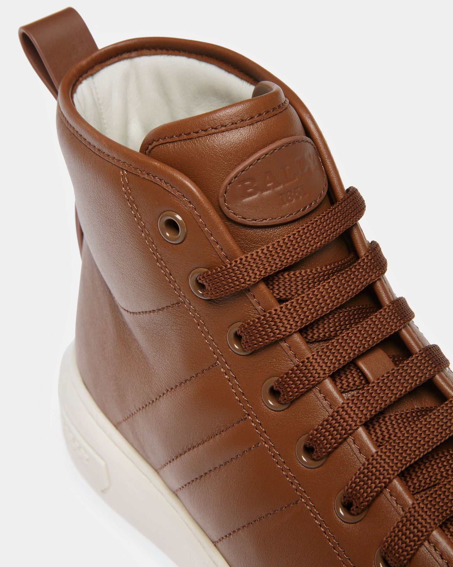 Maren Leather Sneakers In Brown