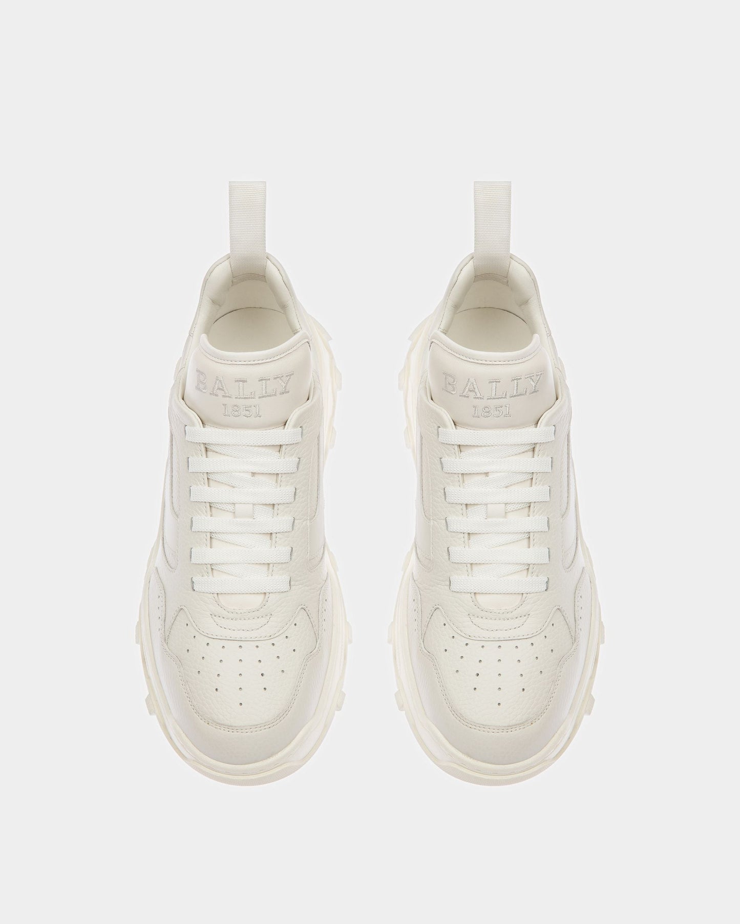Holden Leather Sneakers In White