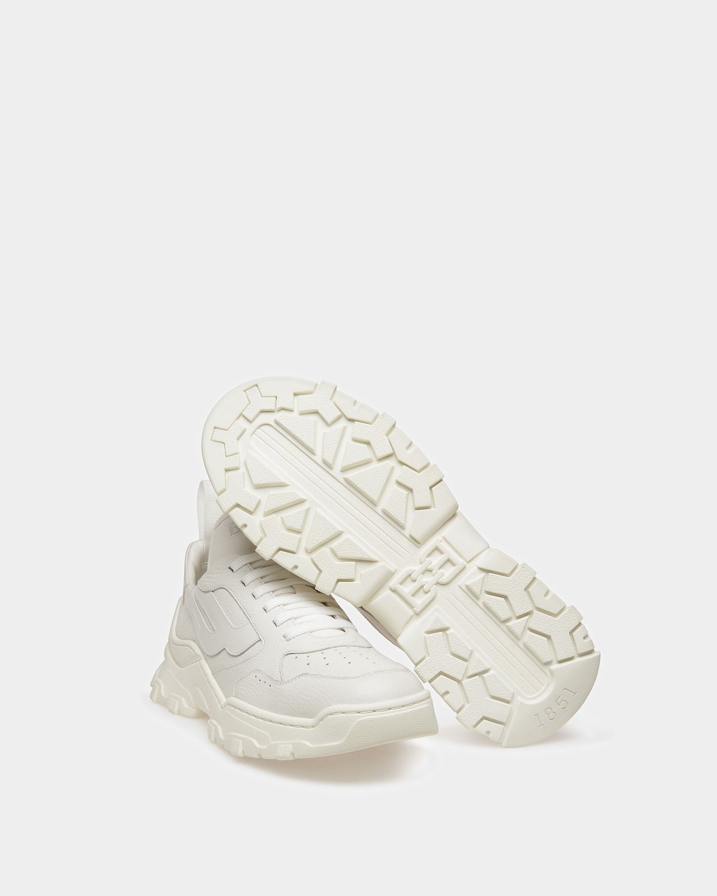 Holden Leather Sneakers In White