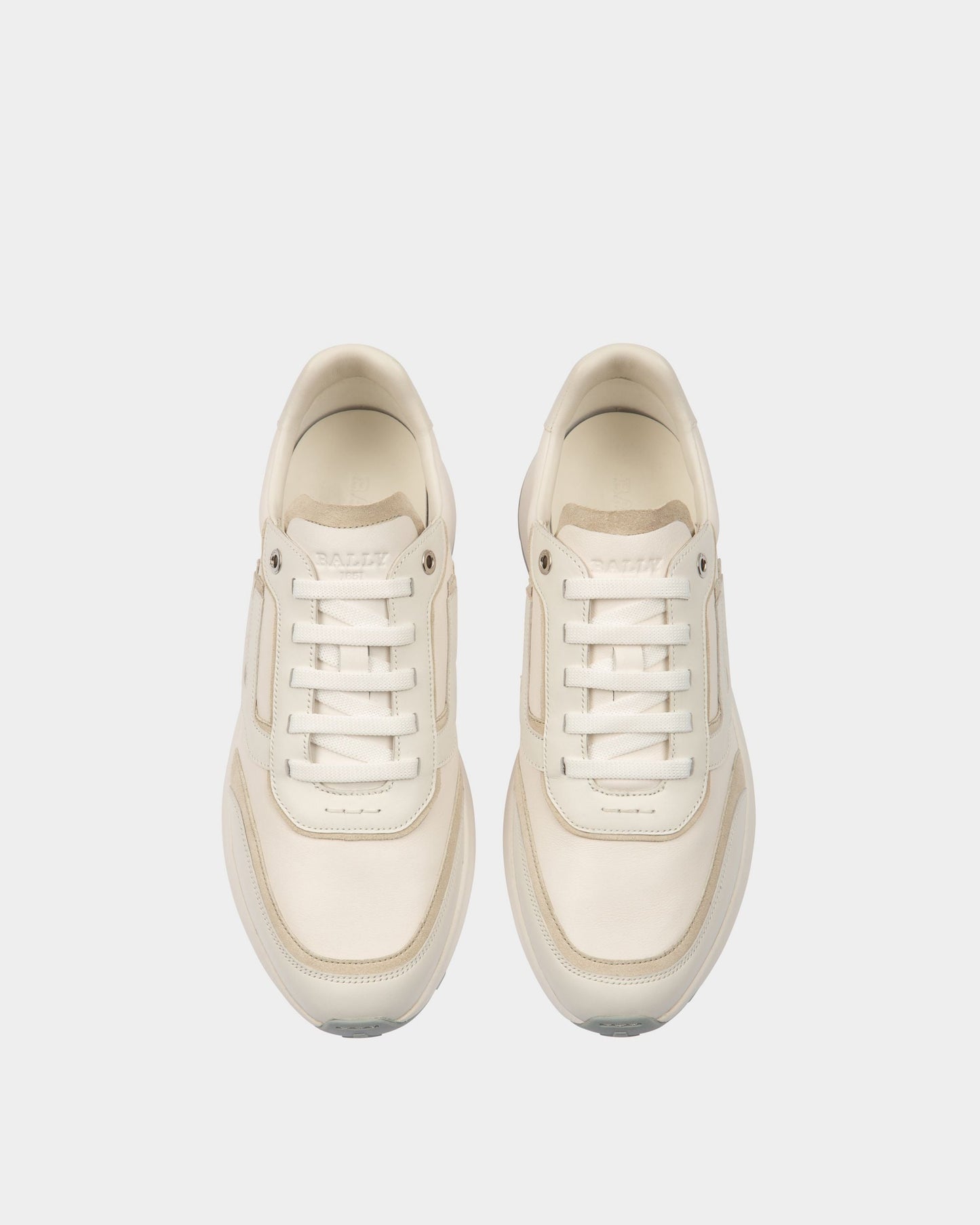 Demmy Leather Sneakers In White